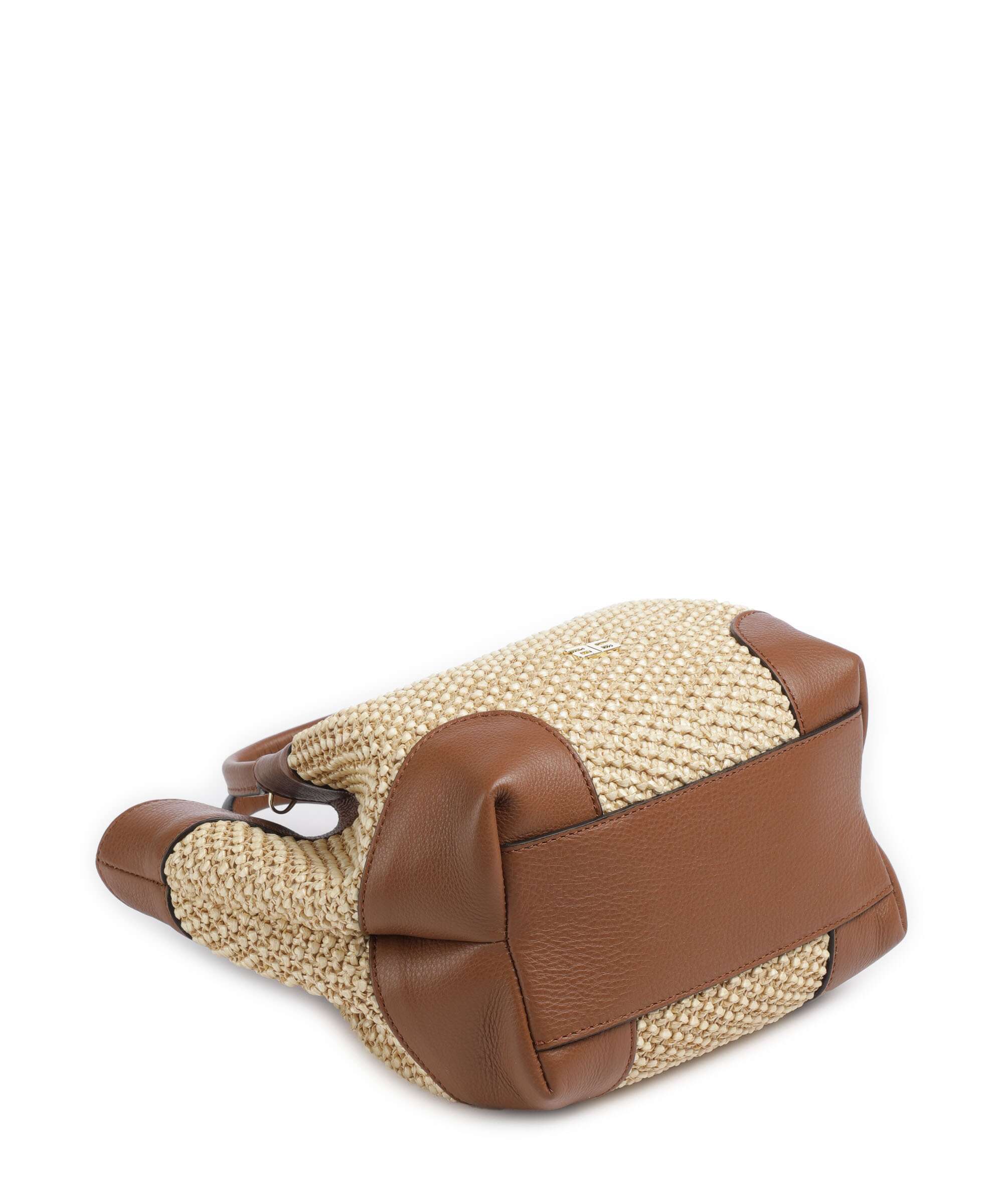 Abro Maglia Raffia Essential Small Sac à main natural/nut - Image 4