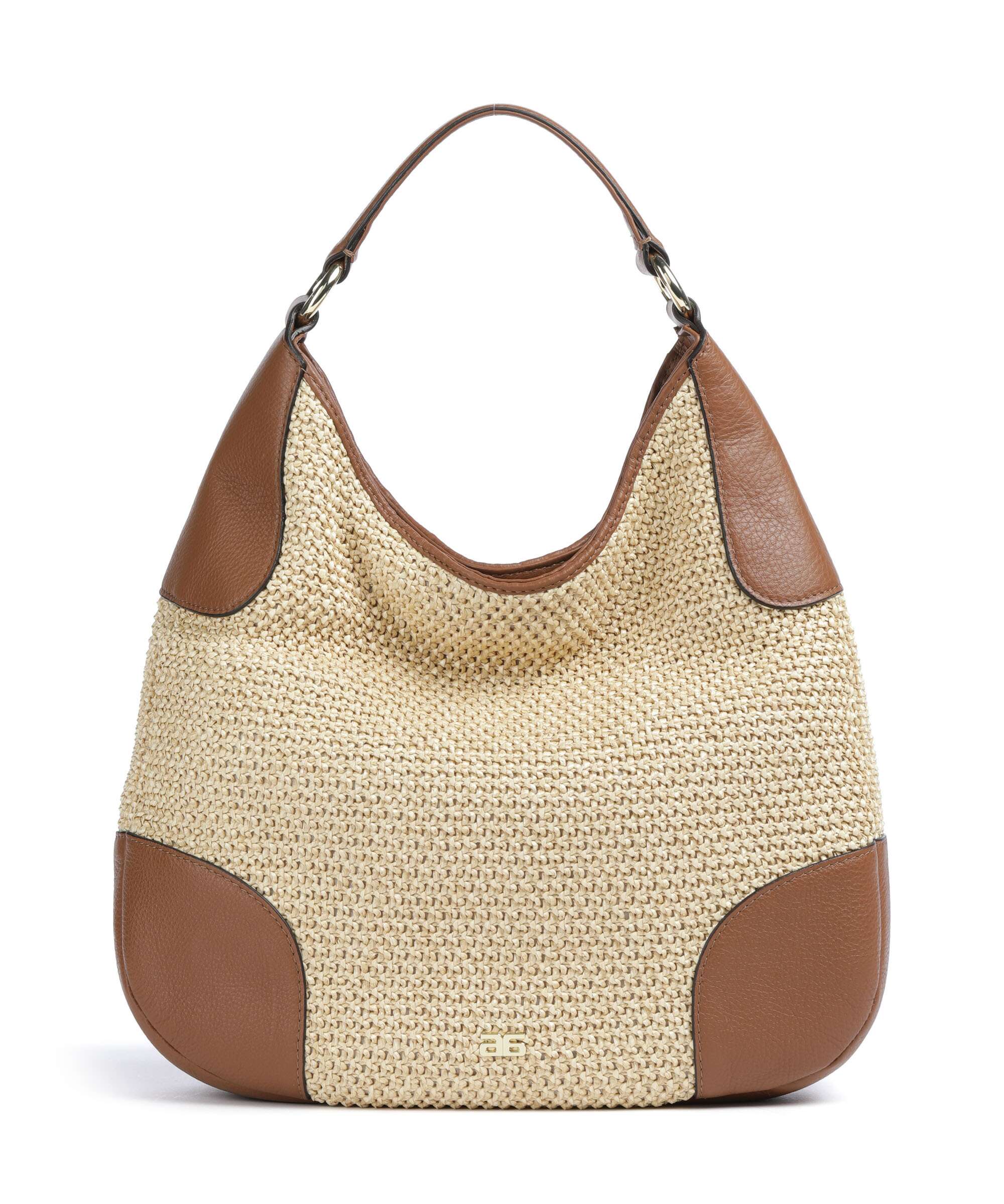 Abro Maglia Raffia Open Air Sac fourre-tout natural/nut