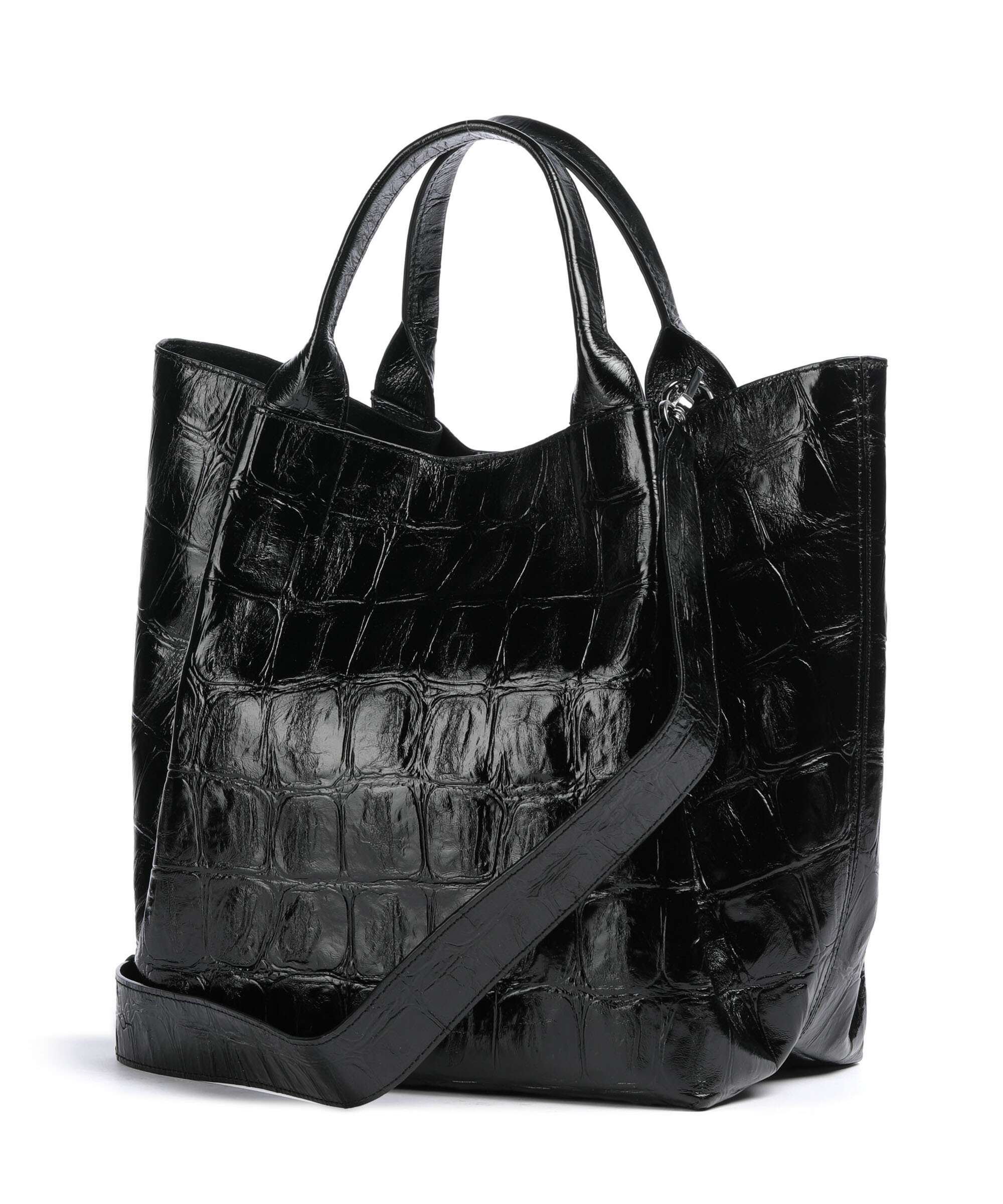 Abro Maxi Cocco Essential Medium Sac à main black/nickel - Image 2