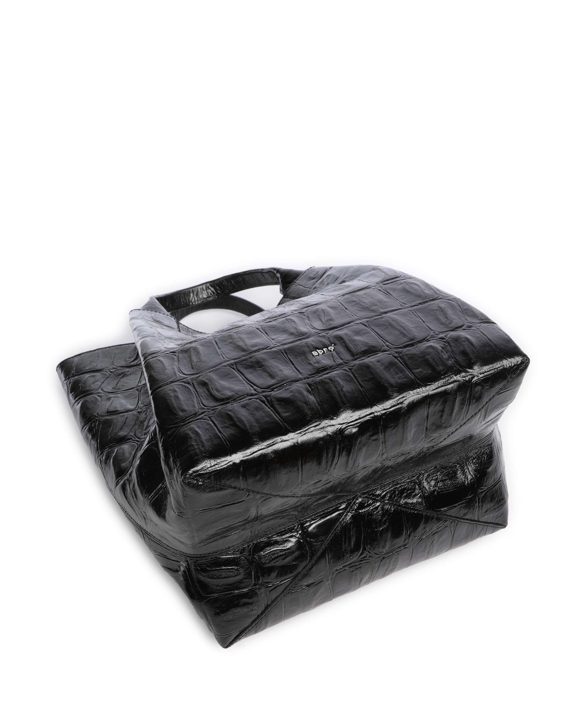 Abro Maxi Cocco Essential Medium Sac à main black/nickel - Image 5