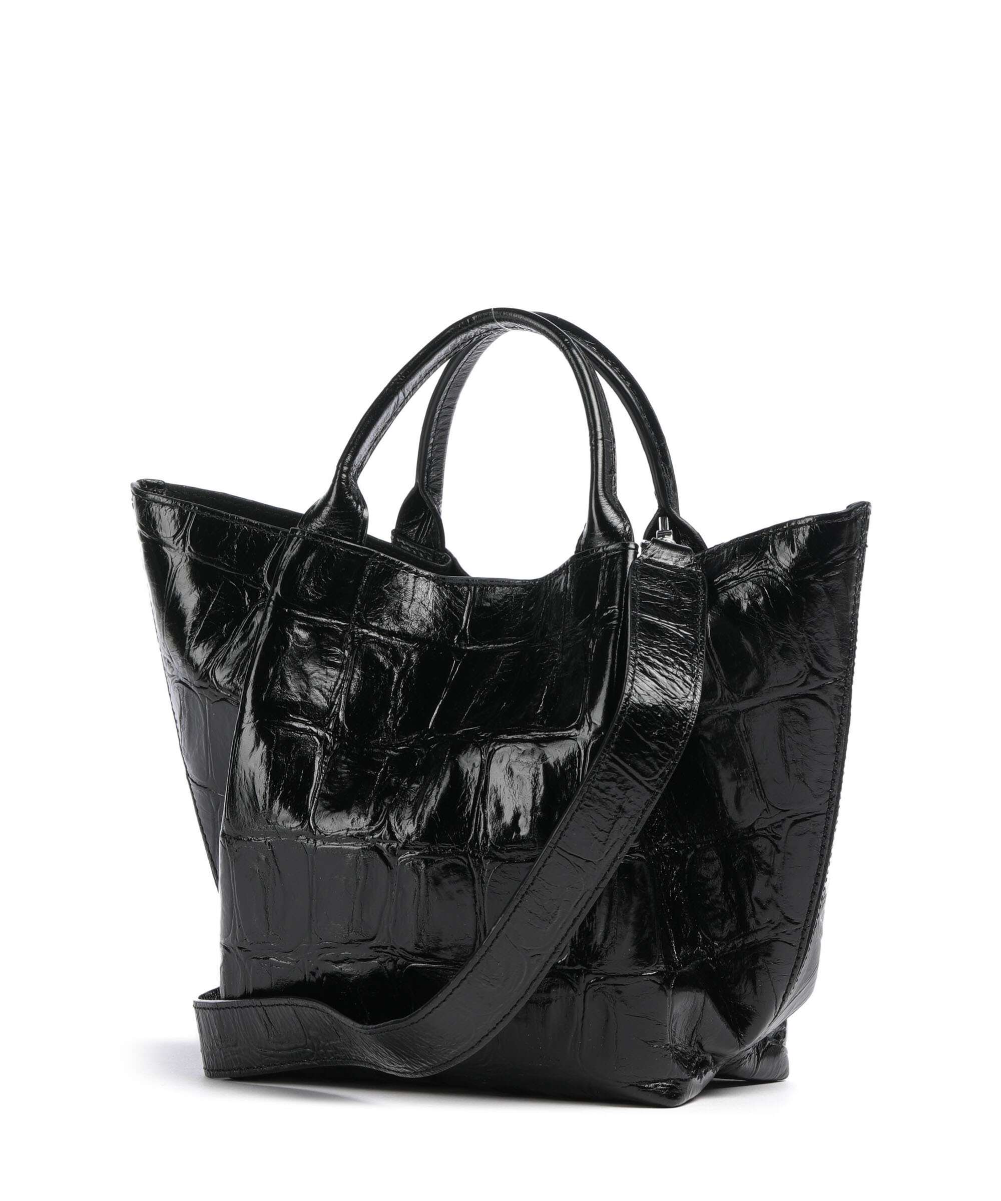 Abro Maxi Cocco Essential Small Sac à main black/nickel - Image 2
