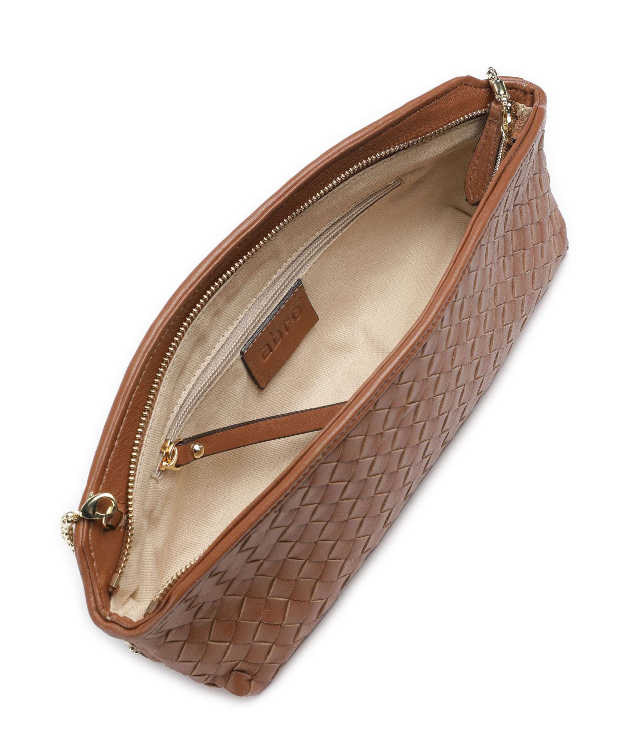 Abro Piuma Ballroom Sac porté épaule caramel/cognac - Image 5