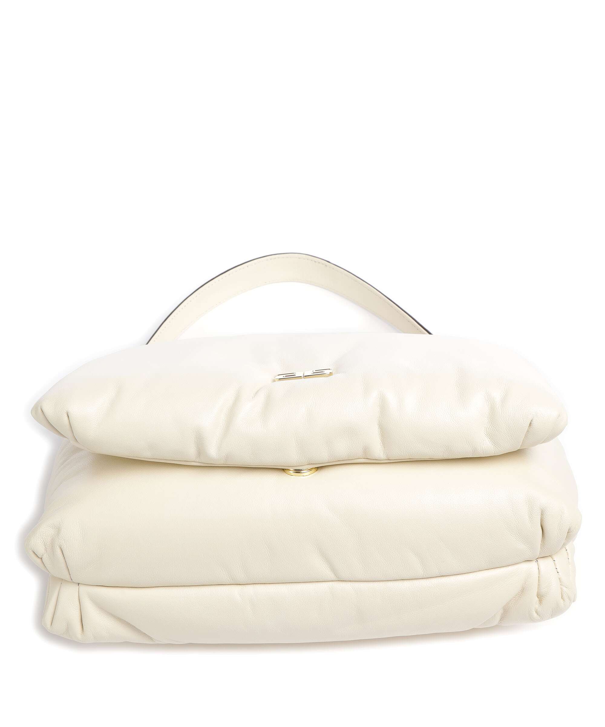 Abro Piuma Lucido Puffer Sac porté épaule milk - Image 5