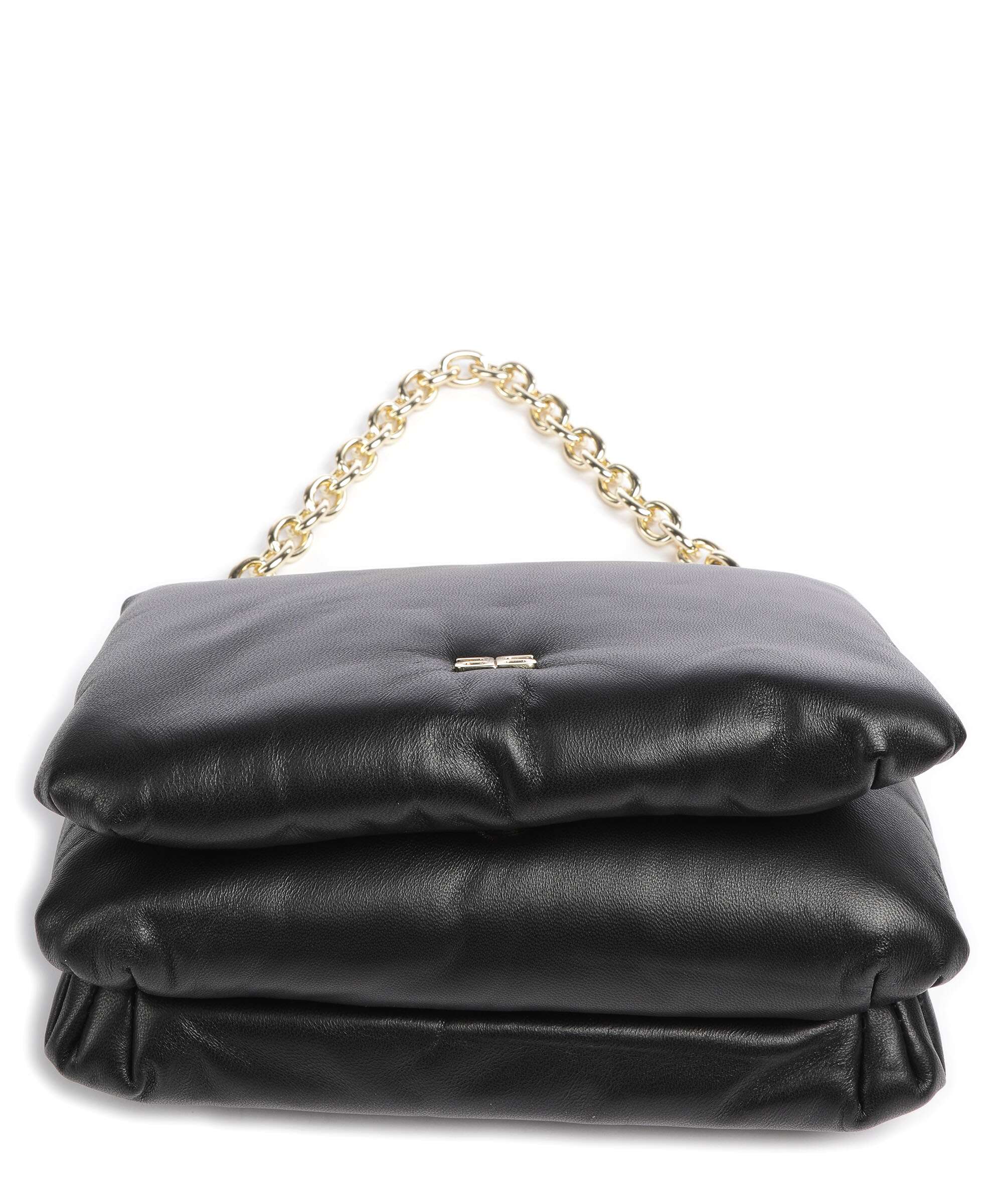 Abro Piuma Lucido Puffer Sac porté épaule black/gold - Image 5