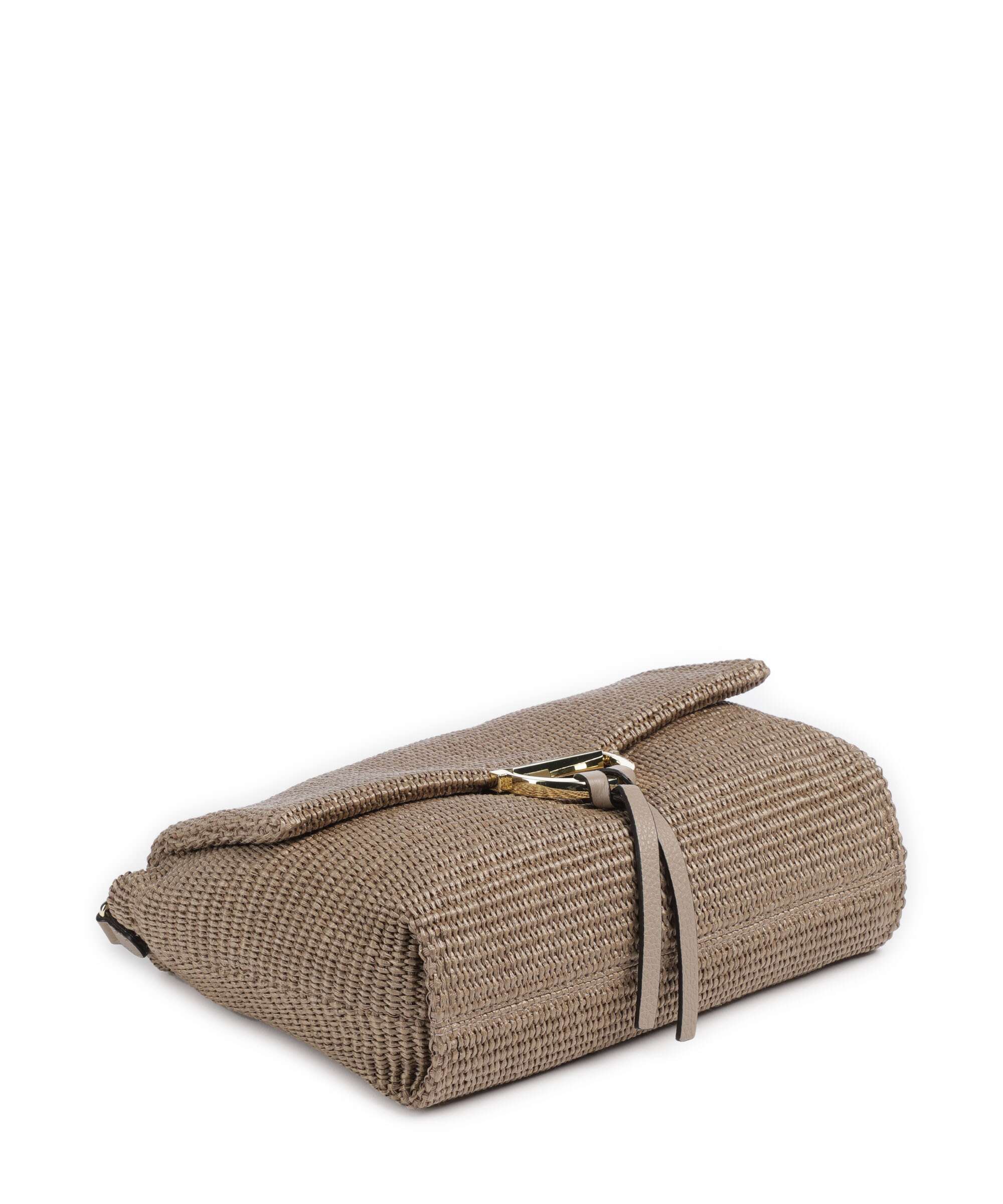 Abro Raffia Classica Temi Medium Sac porté épaule siena - Image 5