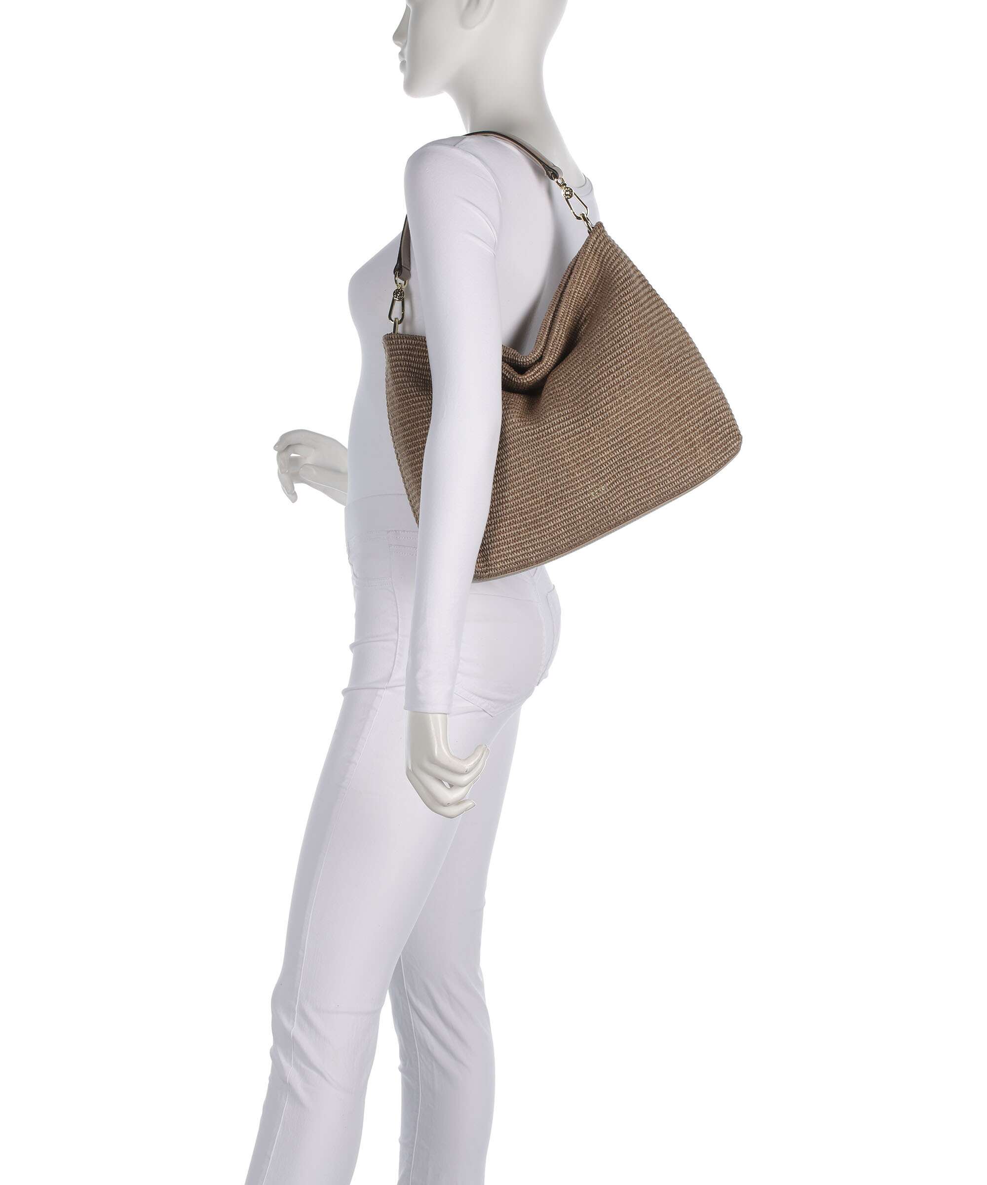 Abro Raffia Kaia Sac fourre-tout siena - Image 3