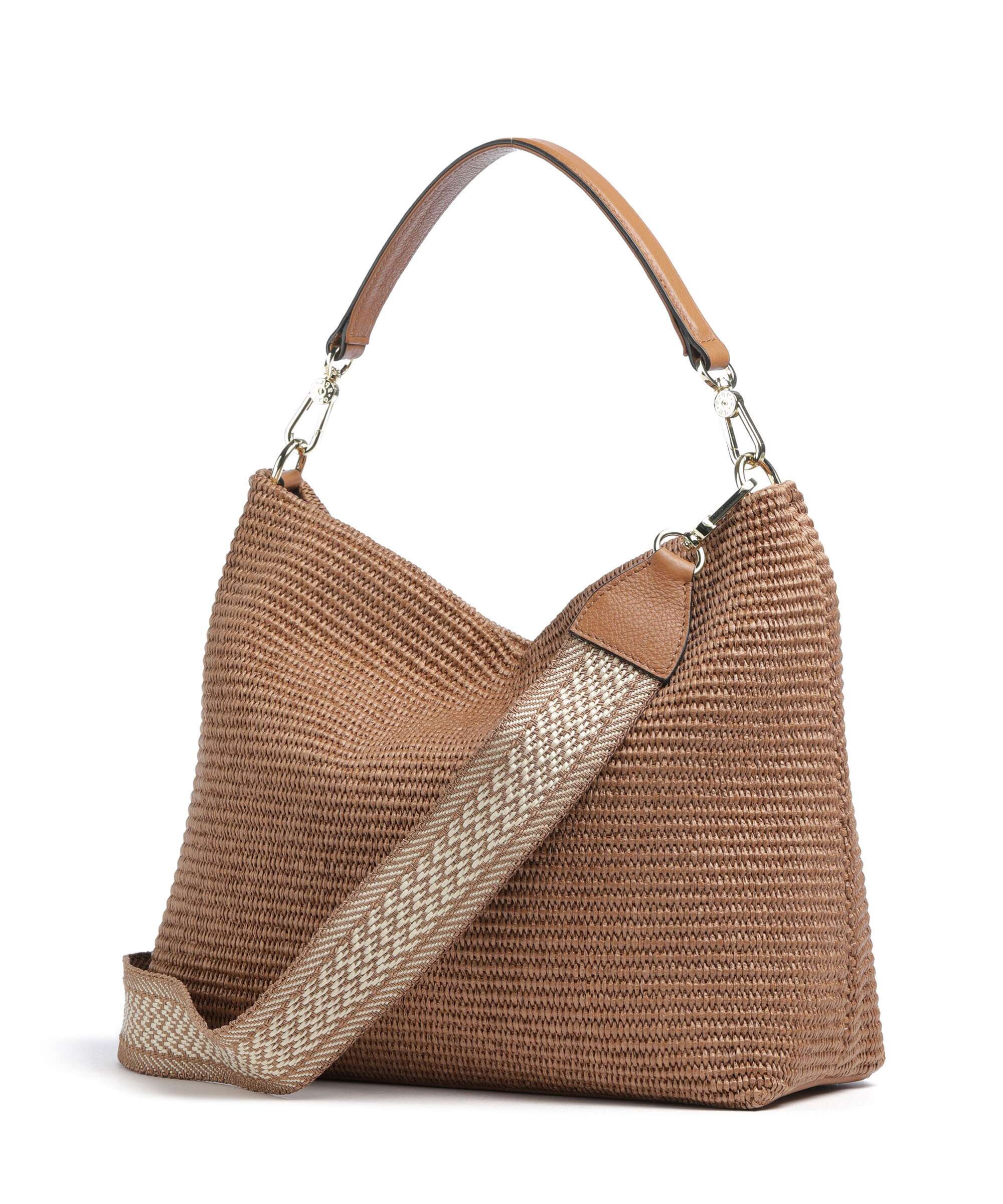 Abro Raffia Kaia Sac fourre-tout caramel/cognac - Image 2
