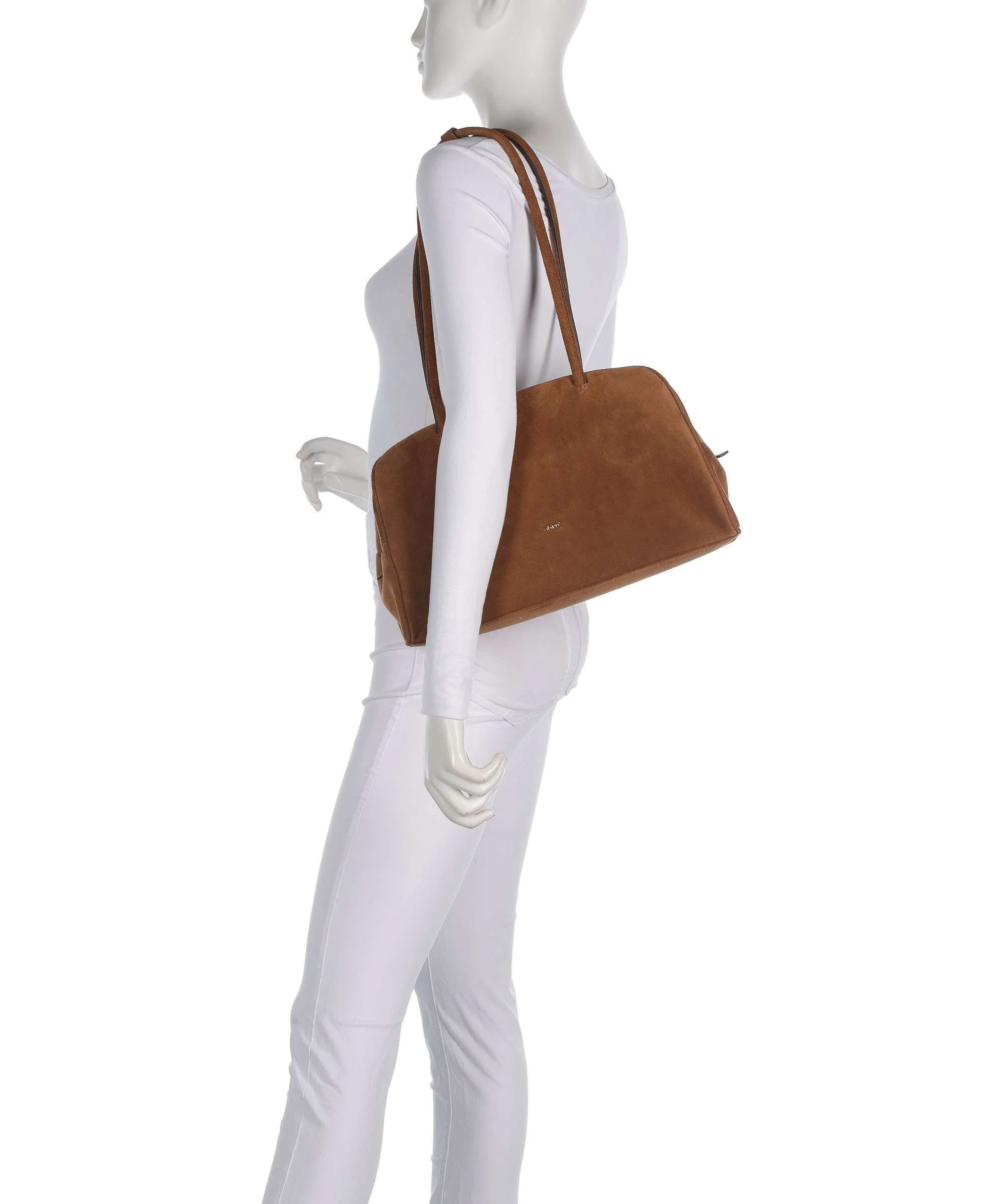 Abro Suede Amara Sac porté épaule cuoio - Image 3