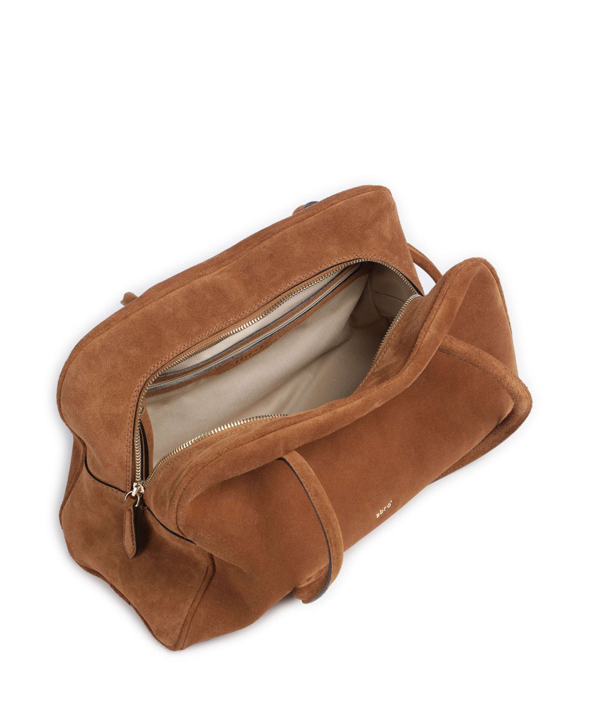Abro Suede Amara Sac porté épaule cuoio - Image 5
