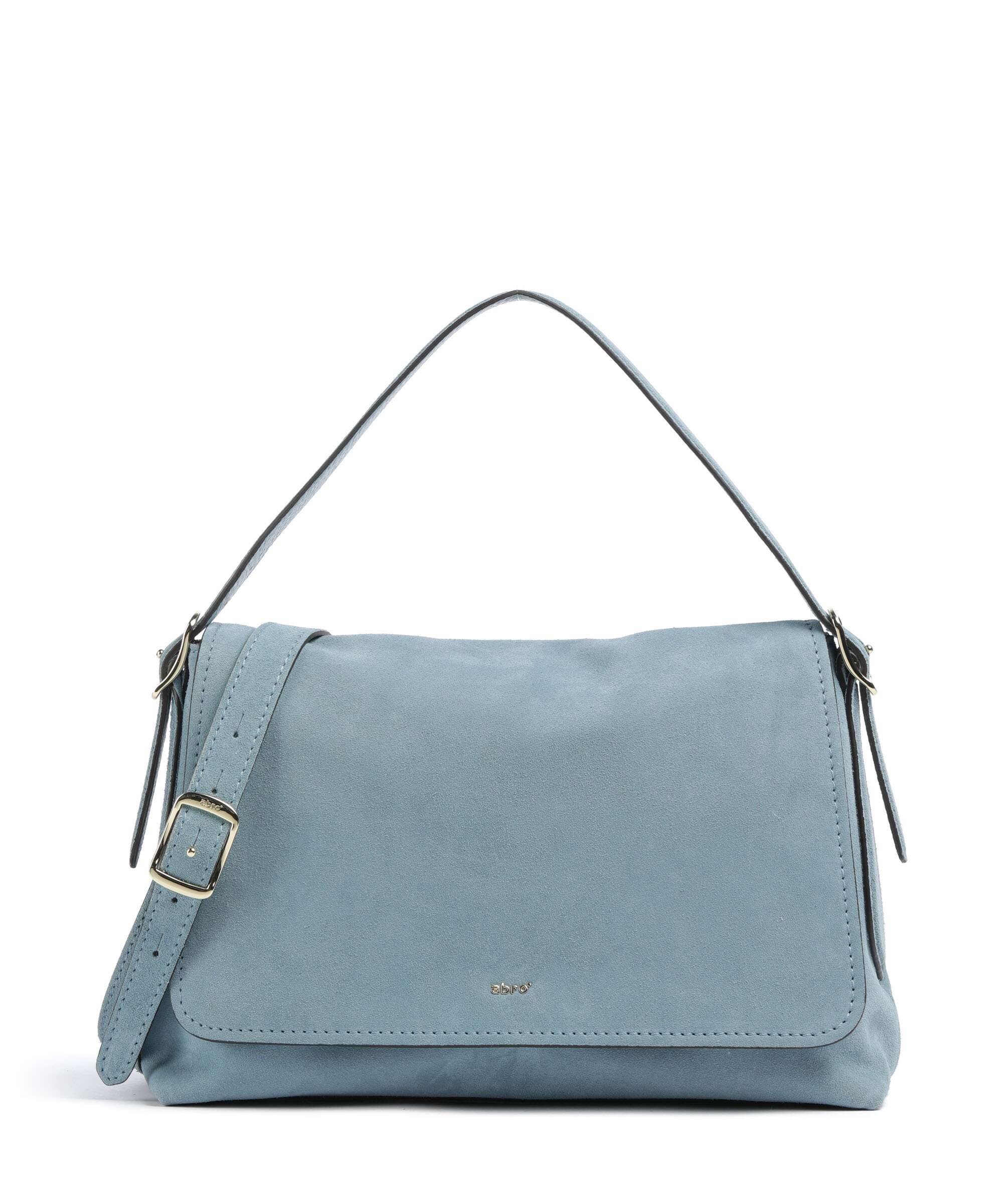 Abro Suede Carina Sac porté épaule sapphire