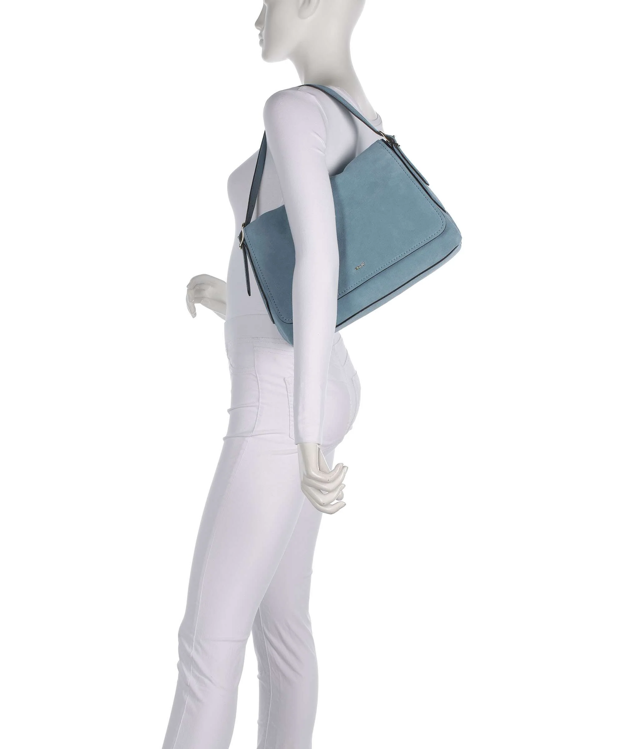 Abro Suede Carina Sac porté épaule sapphire - Image 3