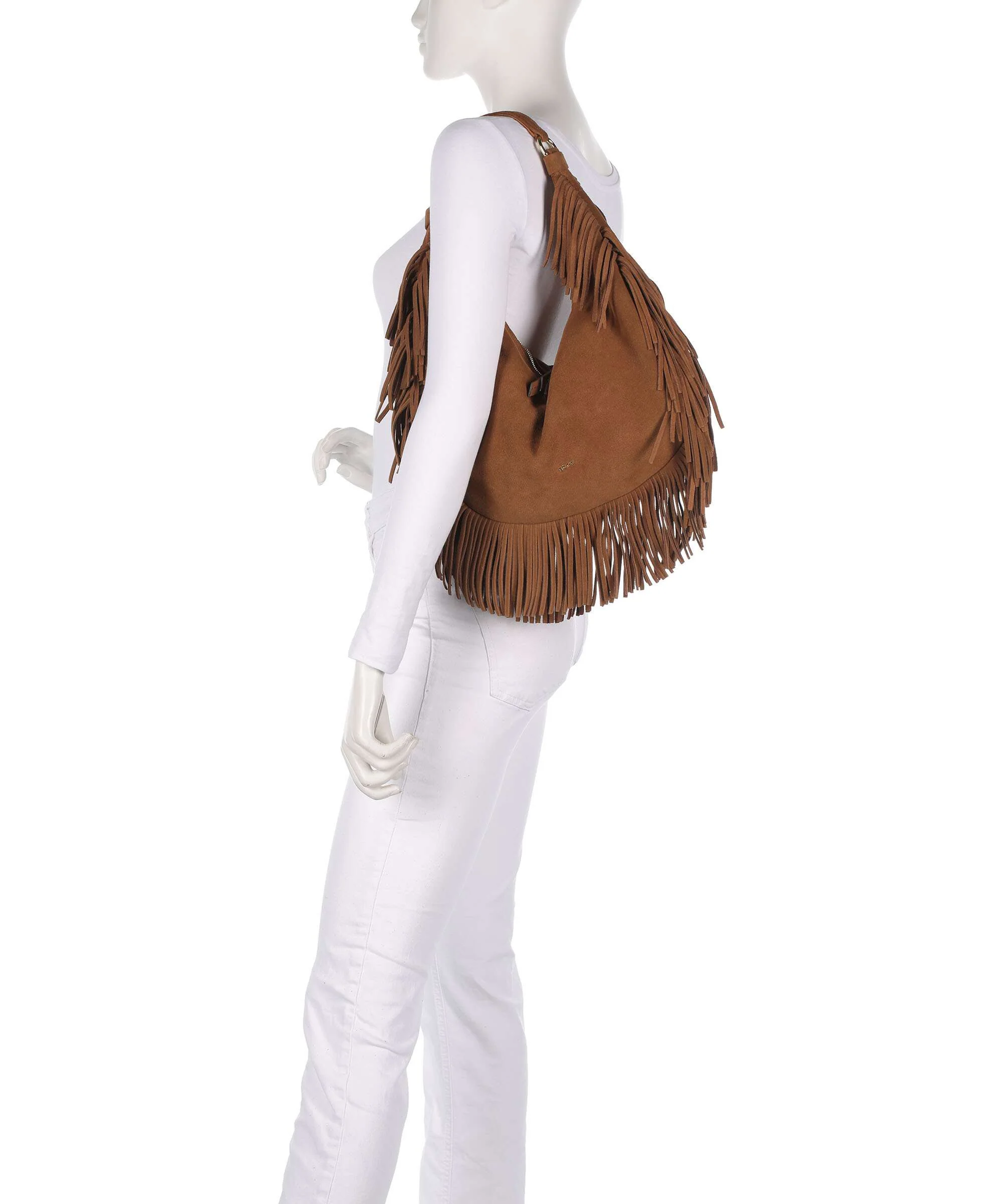 Abro Suede Nana Fringes Sac fourre-tout cuoio - Image 3