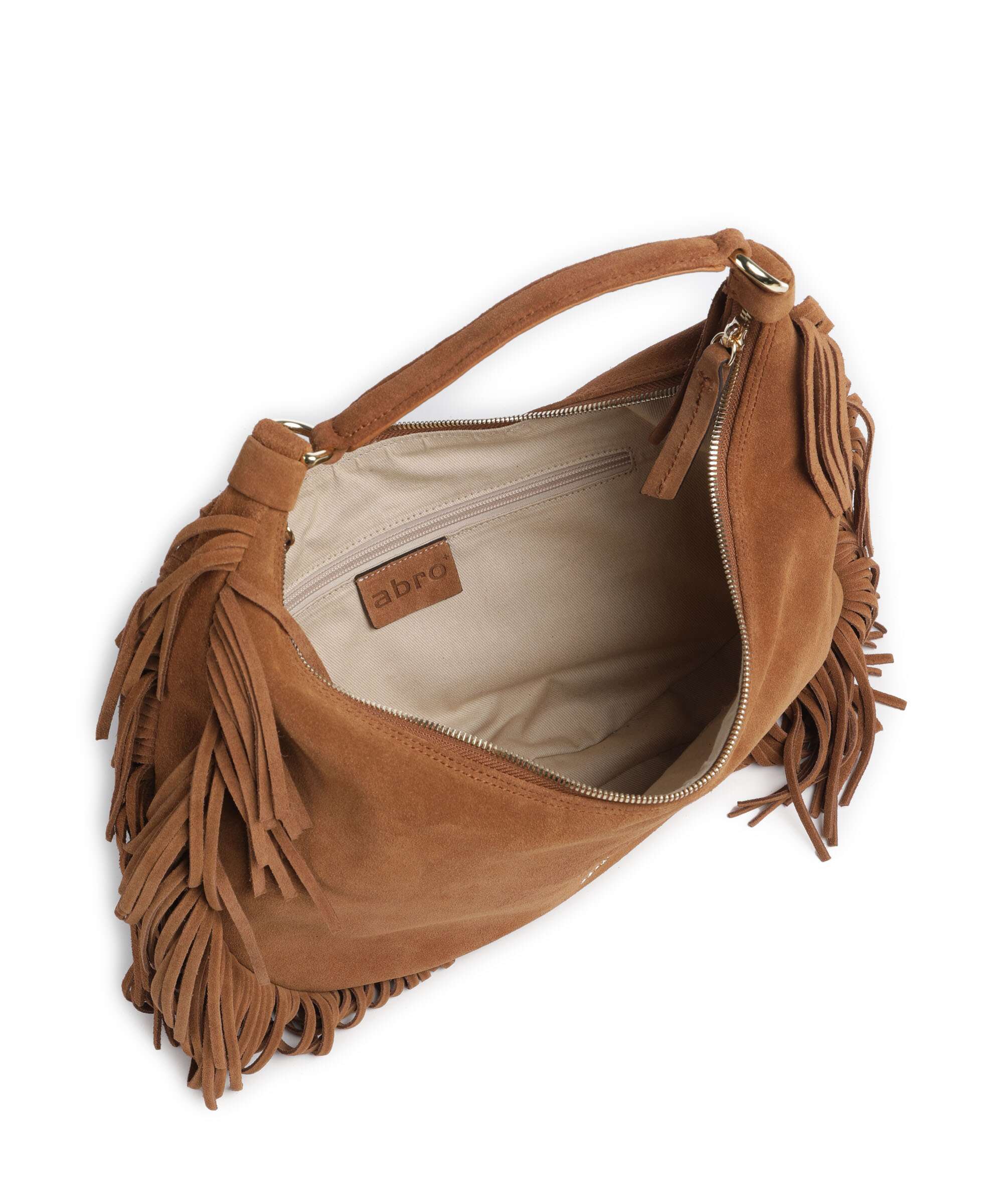 Abro Suede Nana Fringes Sac fourre-tout cuoio - Image 5