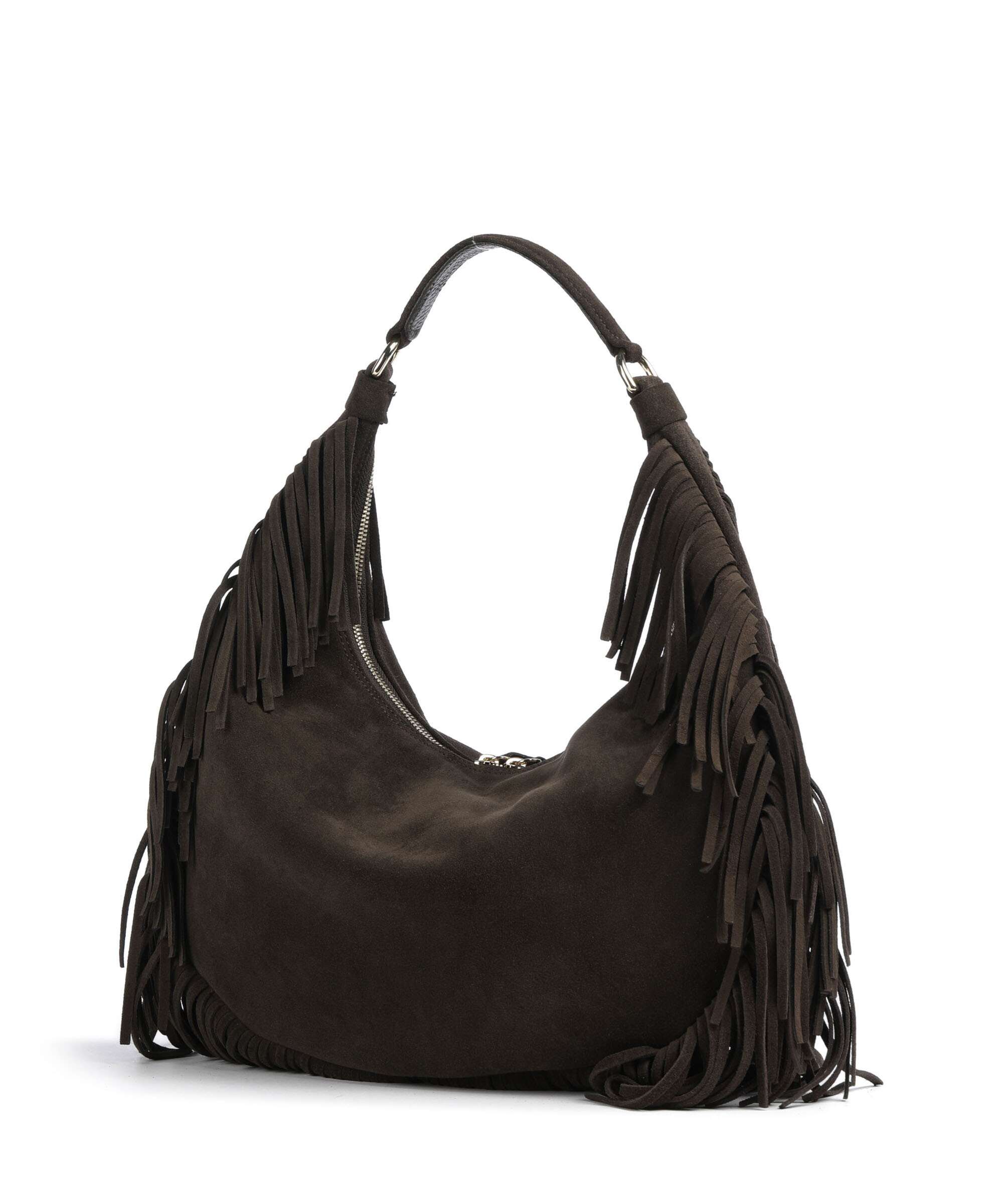 Abro Suede Nana Fringes Sac fourre-tout dark brown - Image 2