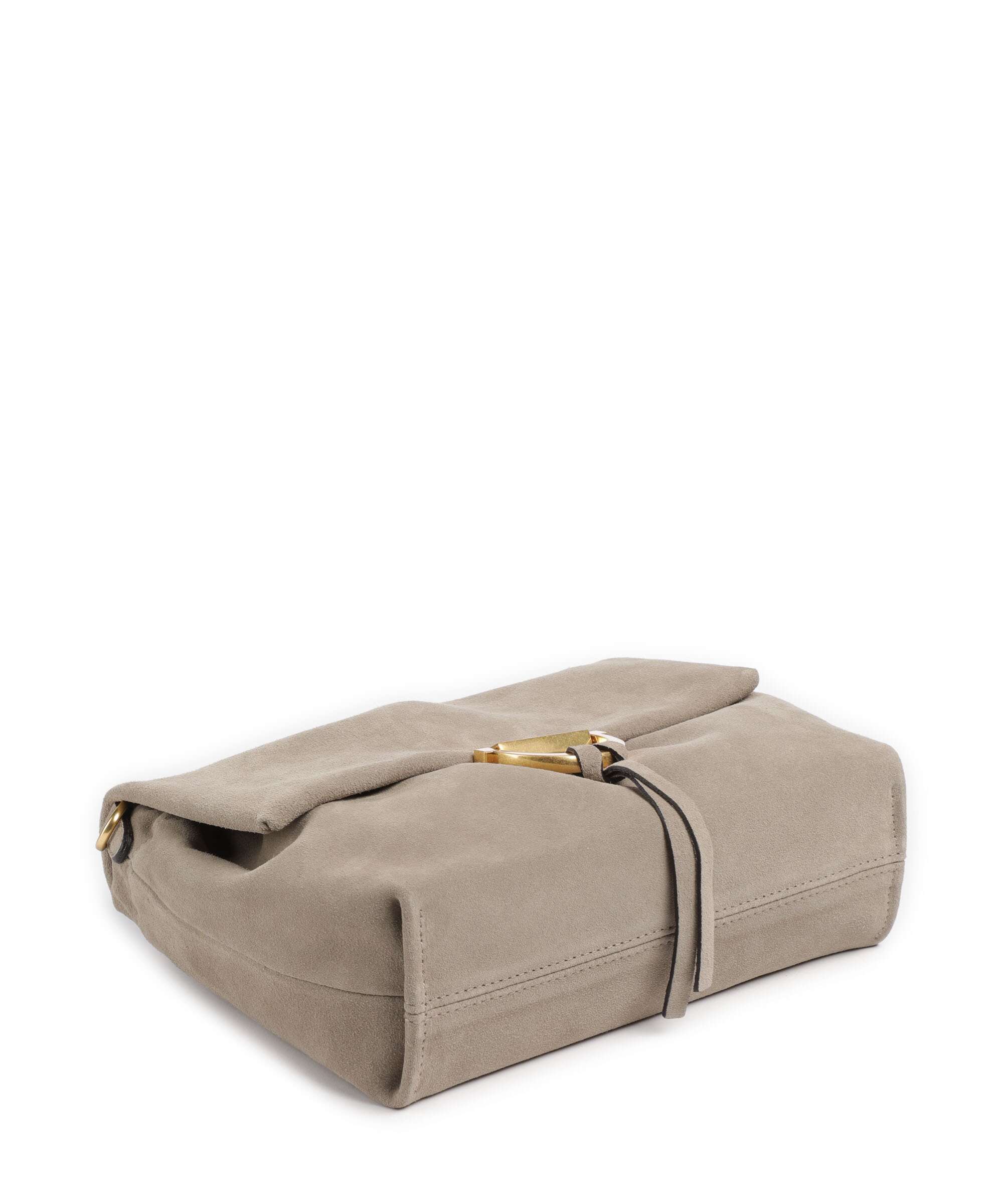 Abro Suede Temi Medium Sac porté épaule siena - Image 4