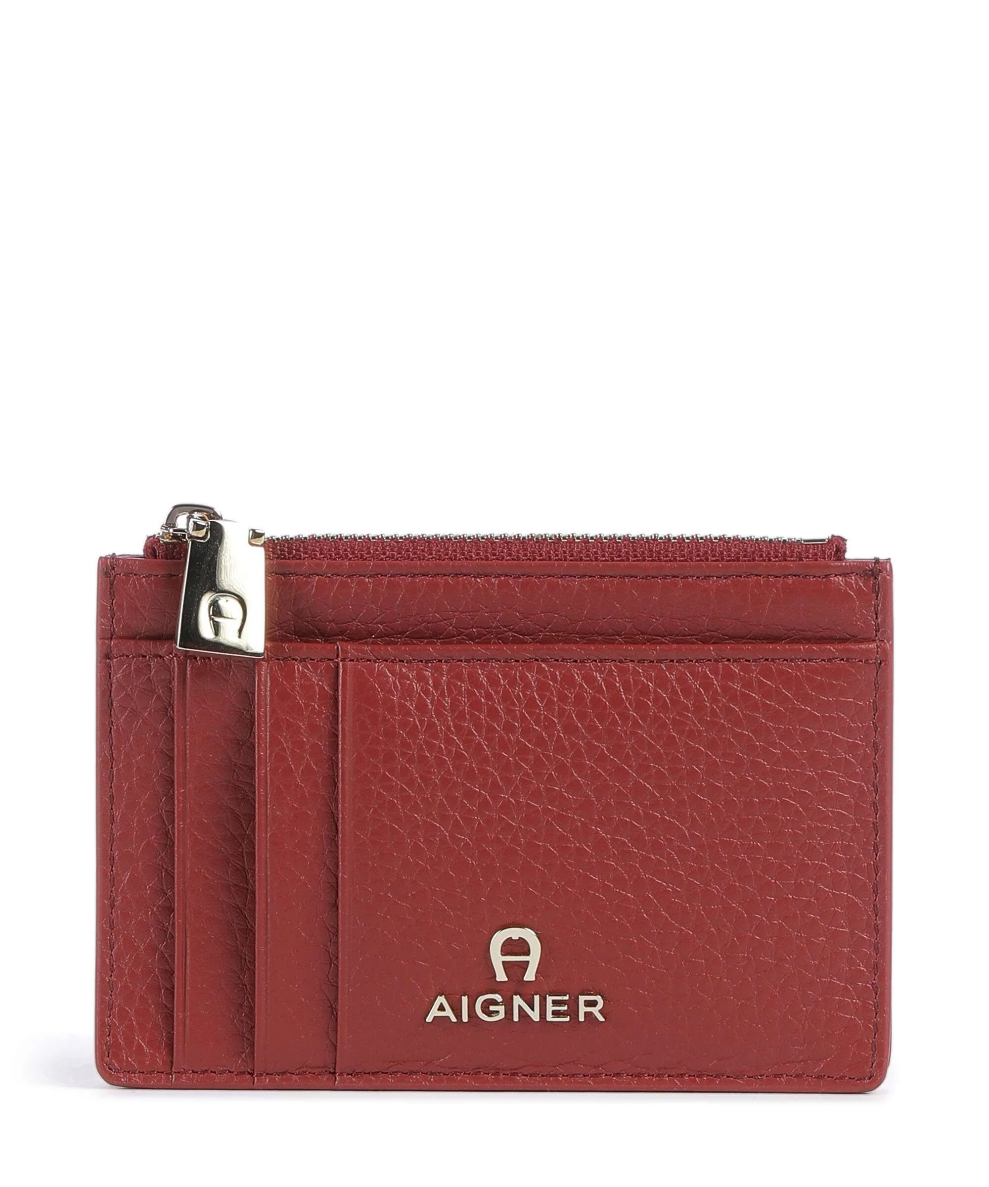 Aigner Fashion Étui à cartes crédit burnt red