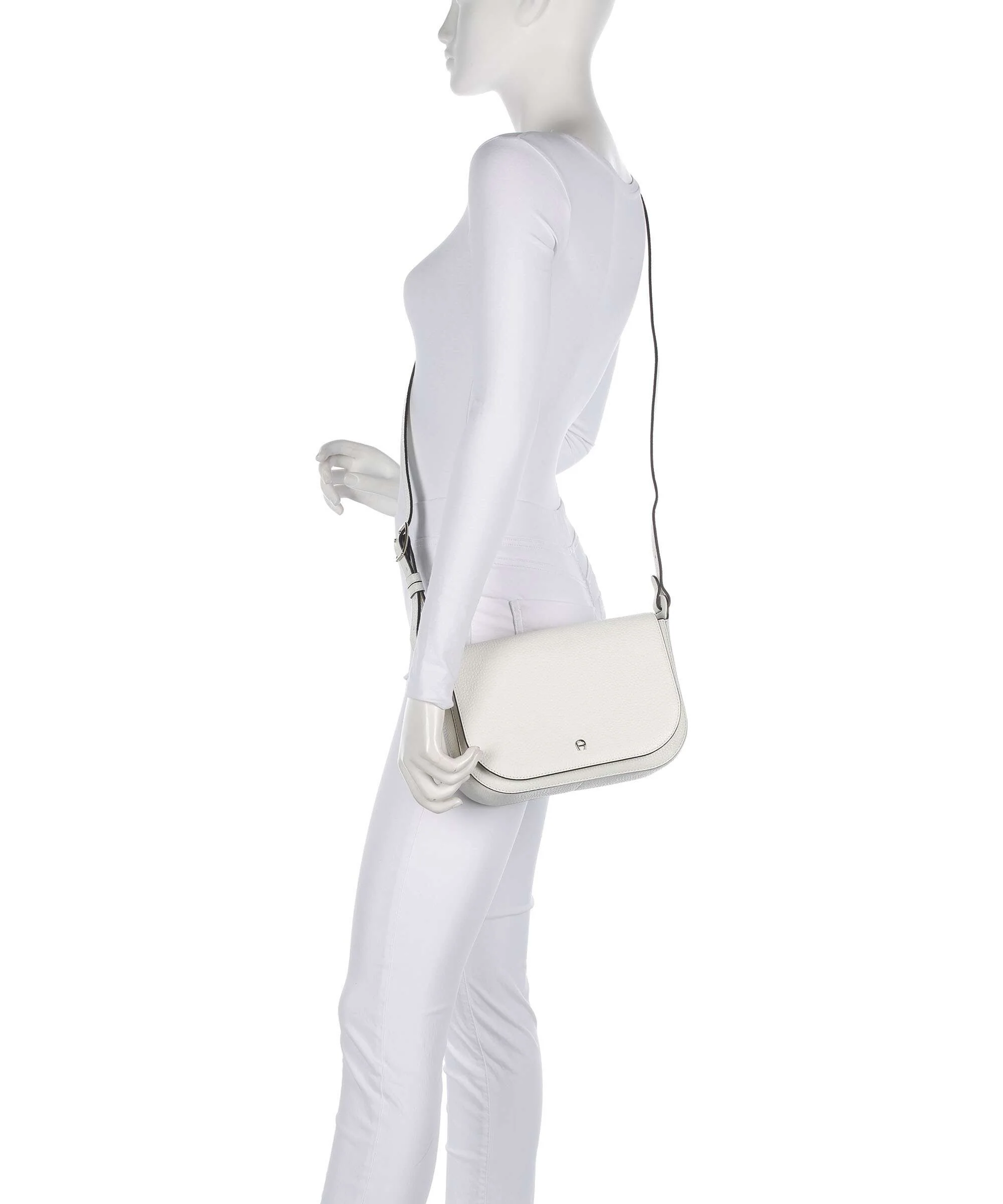 Aigner Pura S Sac bandoulière cotton white - Image 3