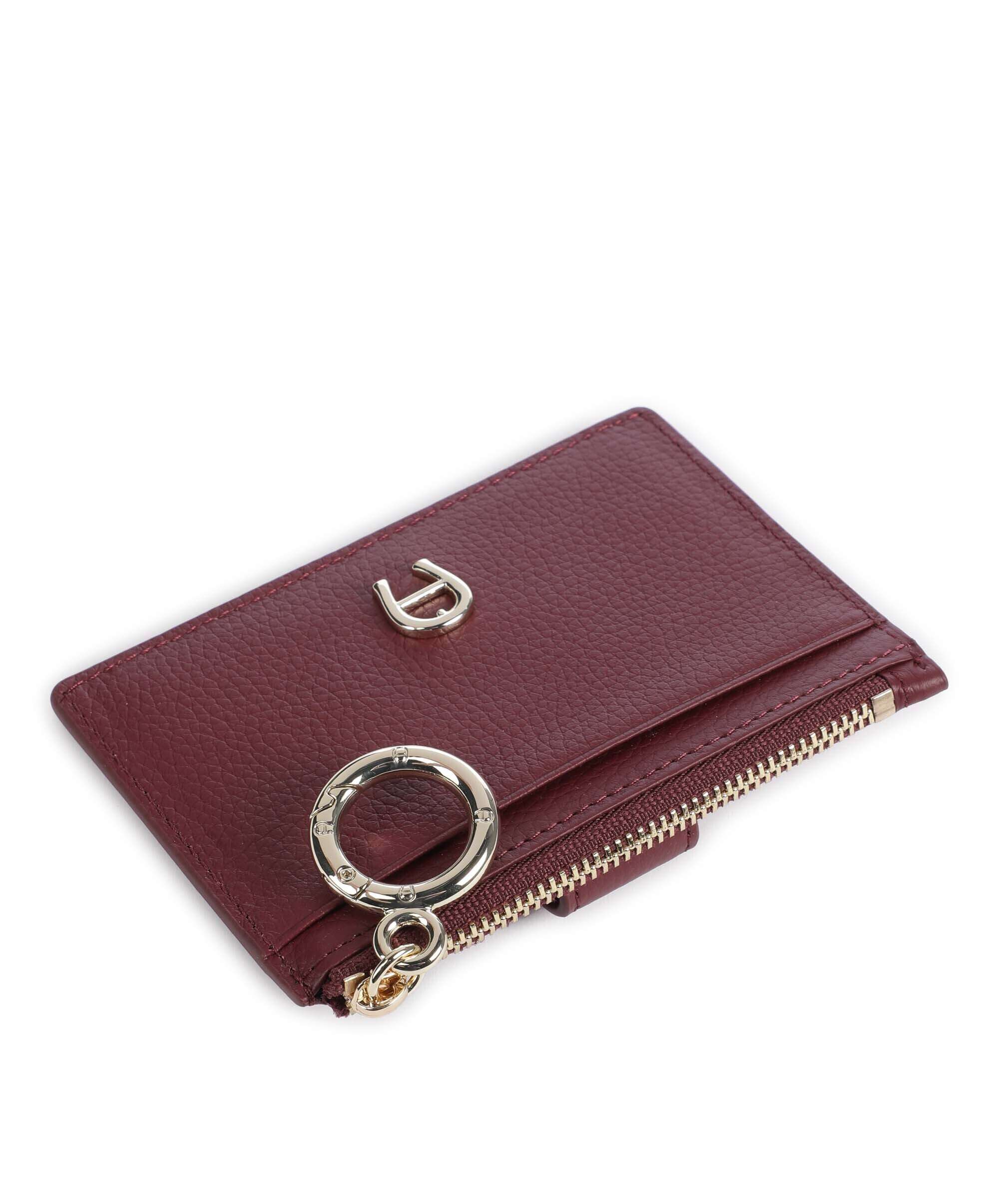 Aigner Zita Étui à cartes crédit burgundy - Image 3