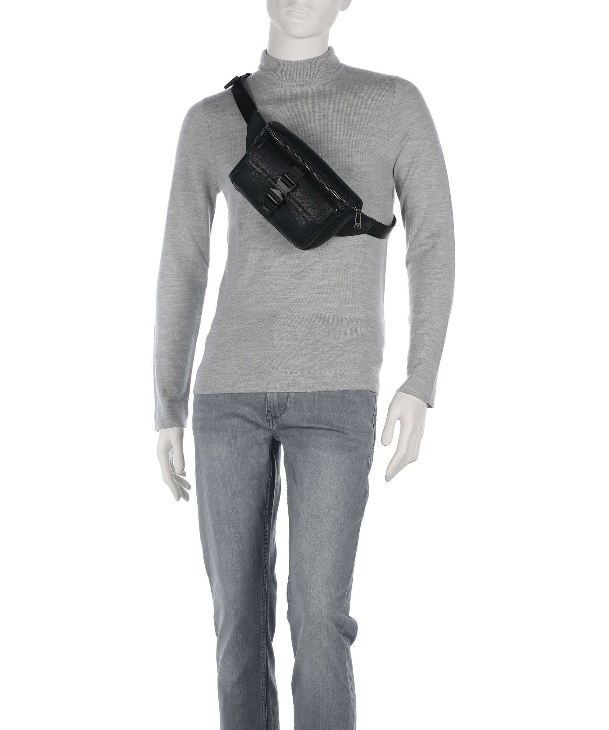 Armani Exchange Brooklyn Sac banane black - Image 4