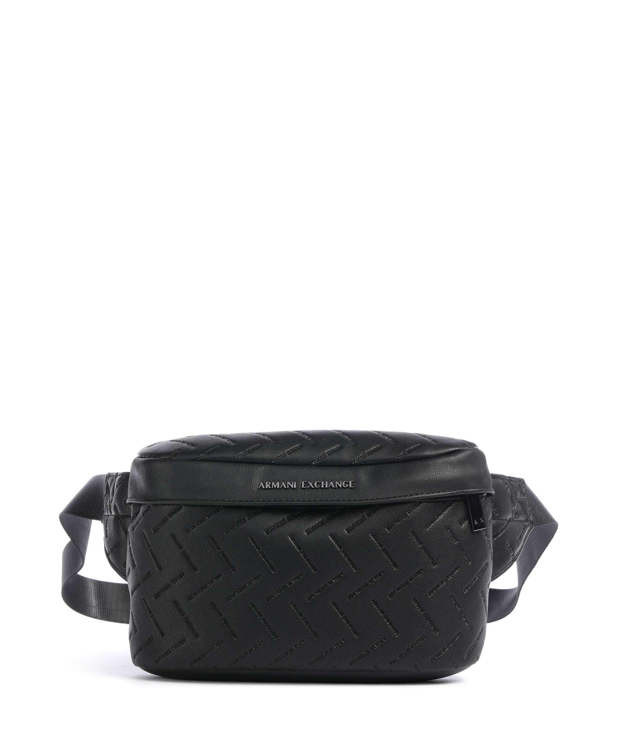Armani Exchange Ginevra Embossed Sac banane black