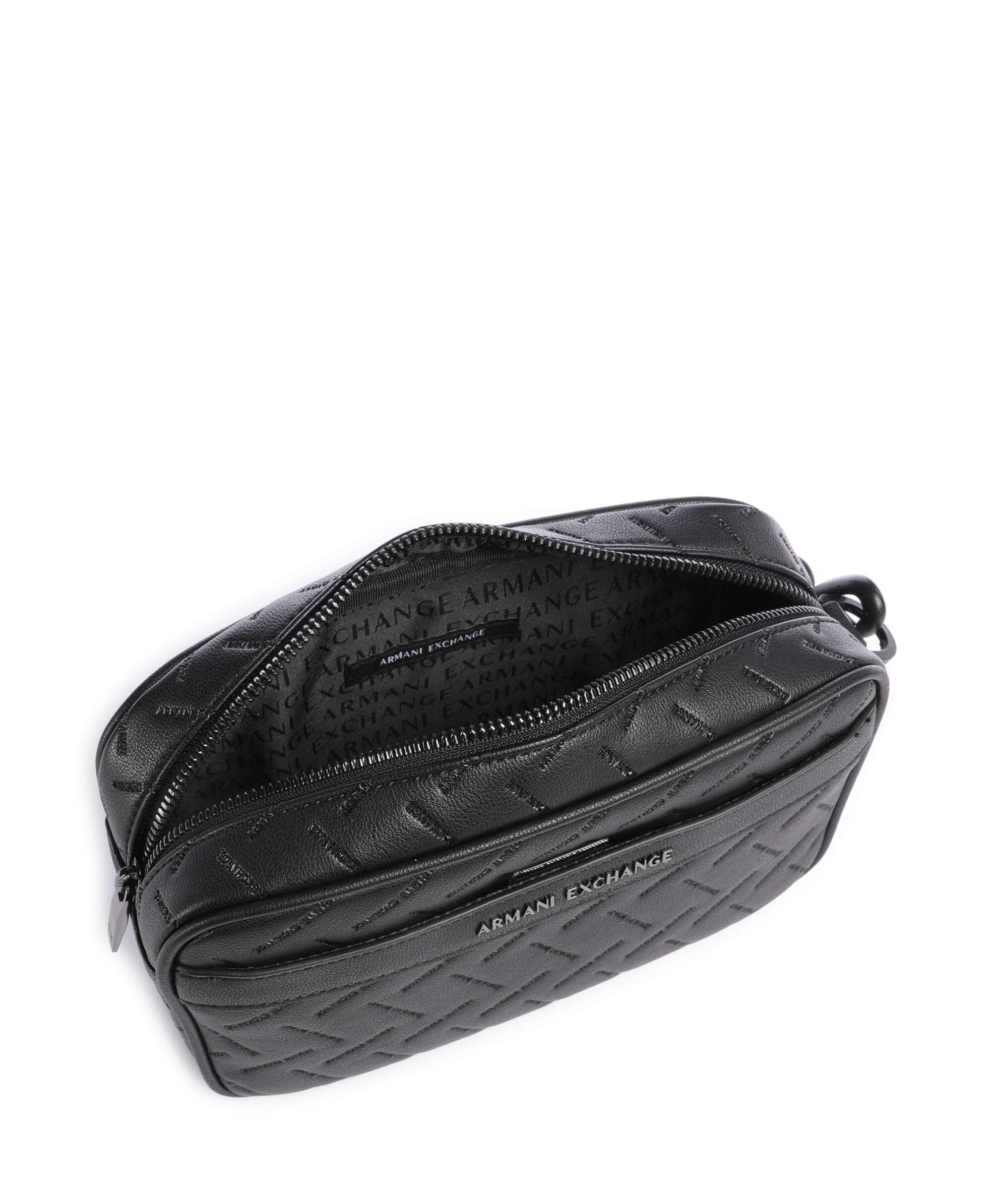 Armani Exchange Ginevra Embossed Trousse de toilette black - Image 5