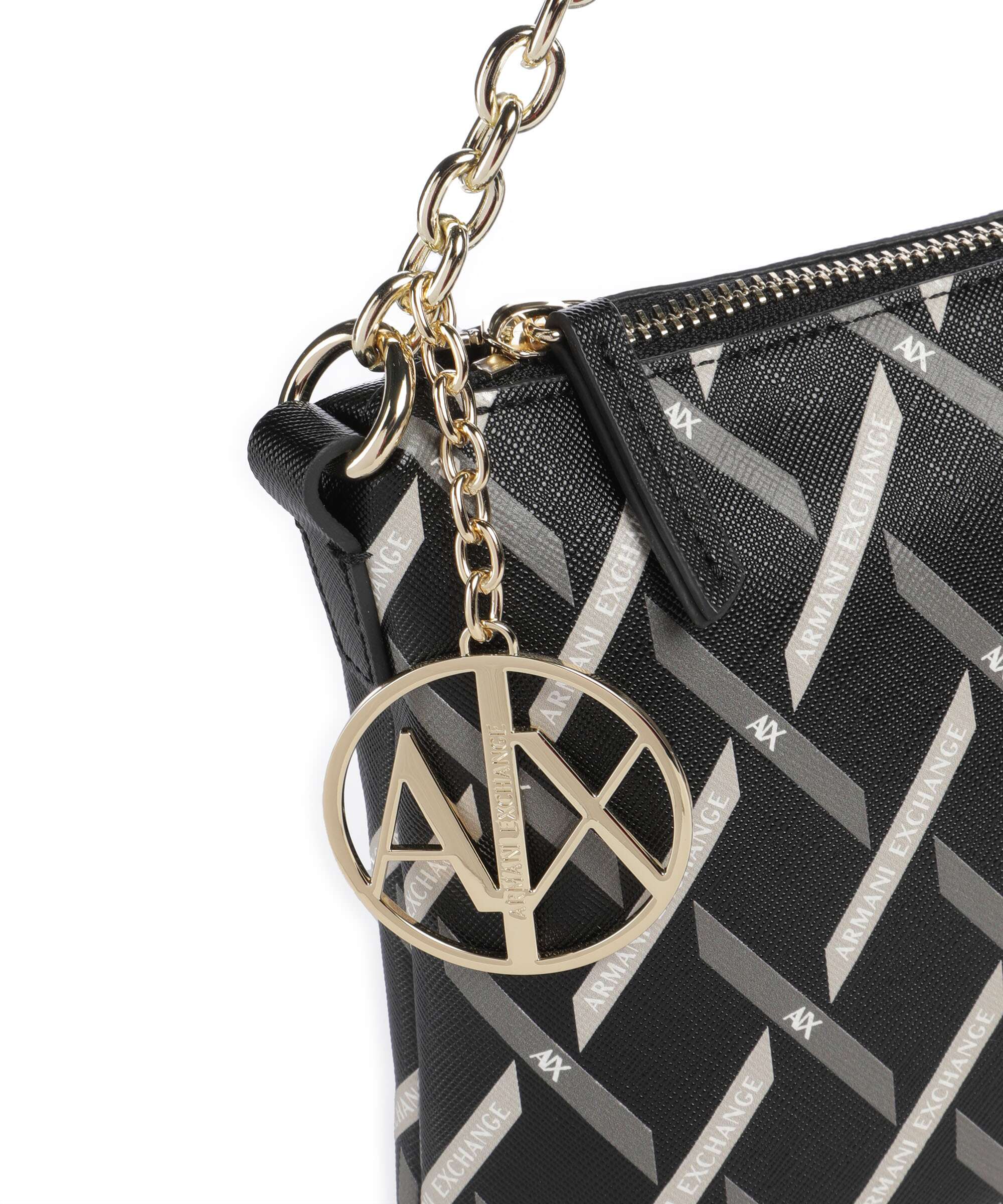 Armani Exchange Gynger Logo Sac porté épaule black - Image 5