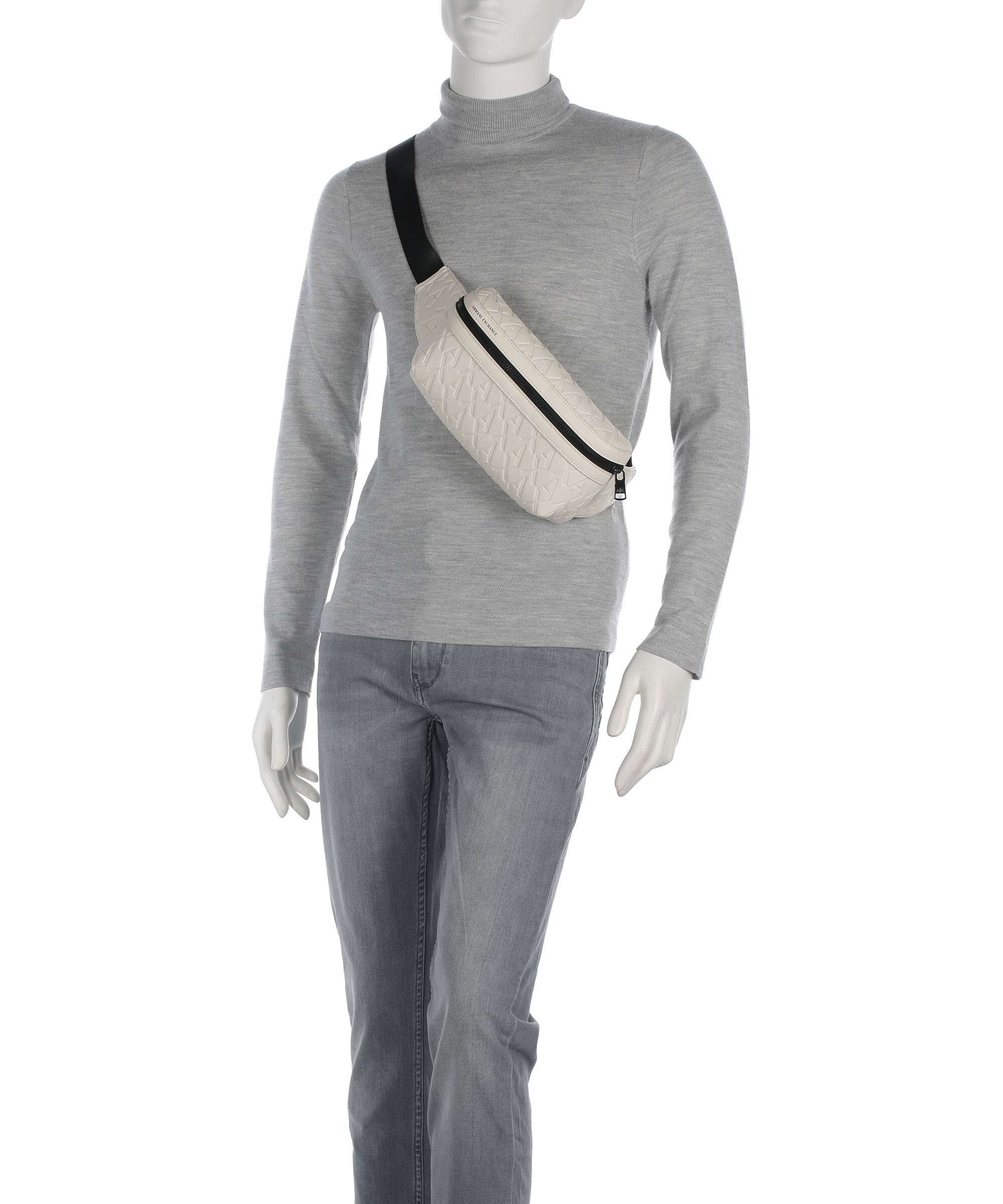 Armani Exchange Liam Sac banane cream - Image 3