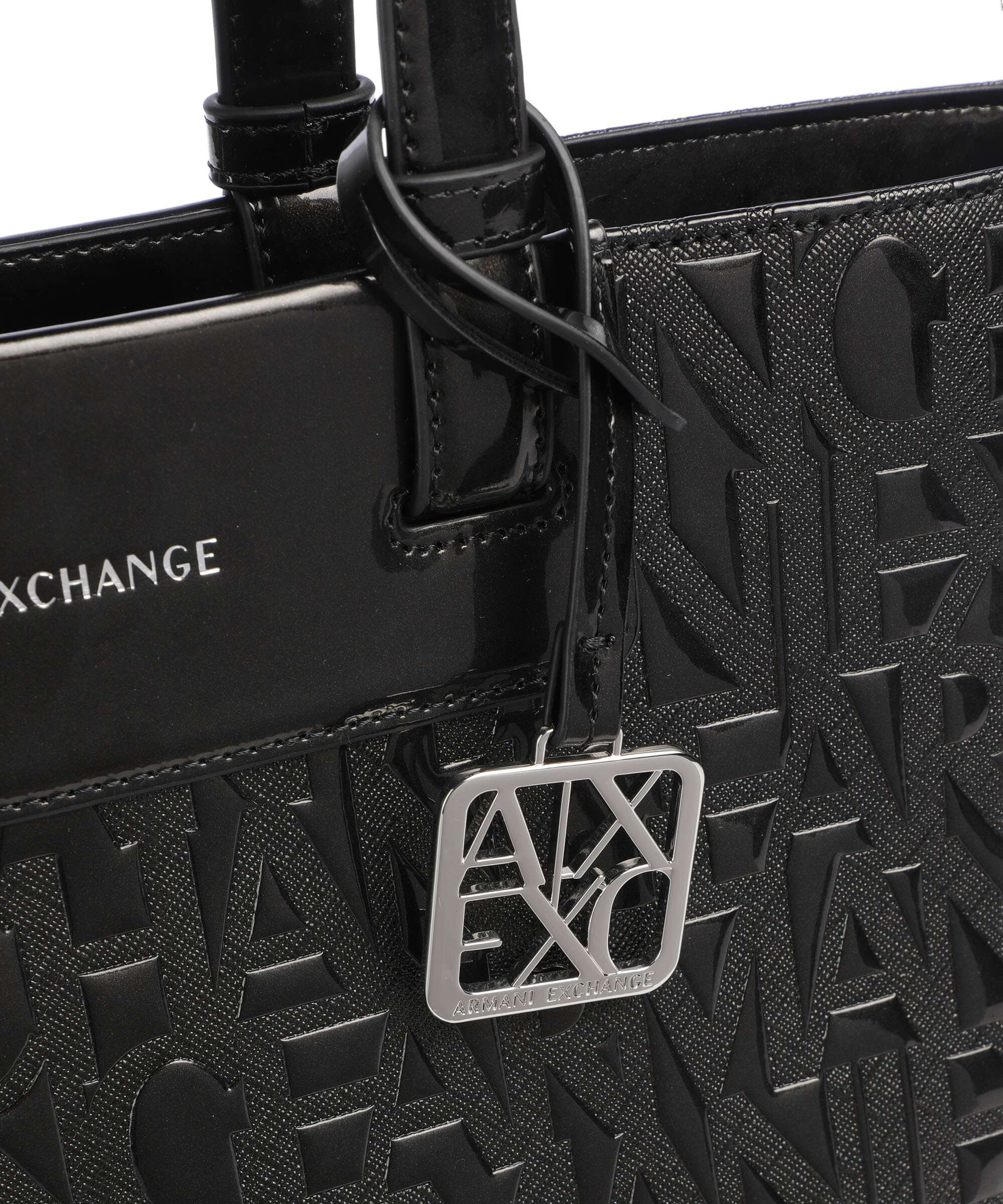 Armani Exchange Liz Patent M Cabas black - Image 4