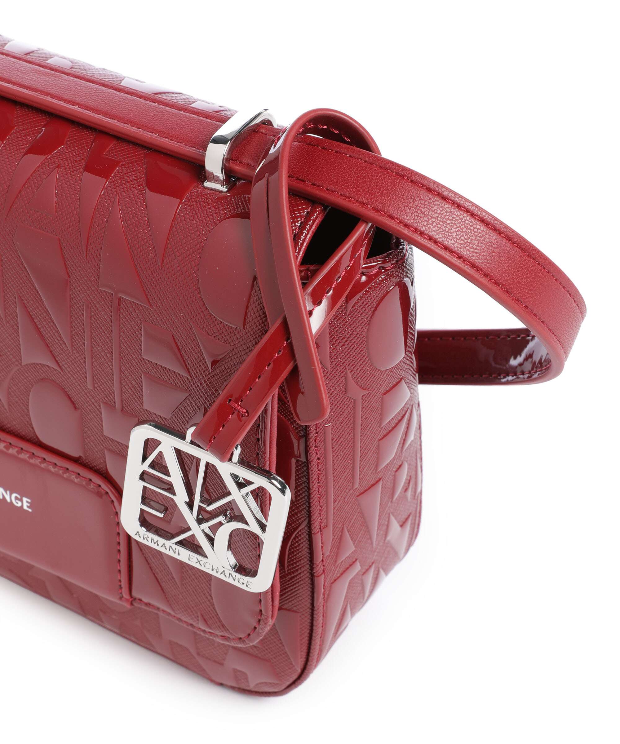 Armani Exchange Liz Patent Sac bandoulière red dahlia - Image 4