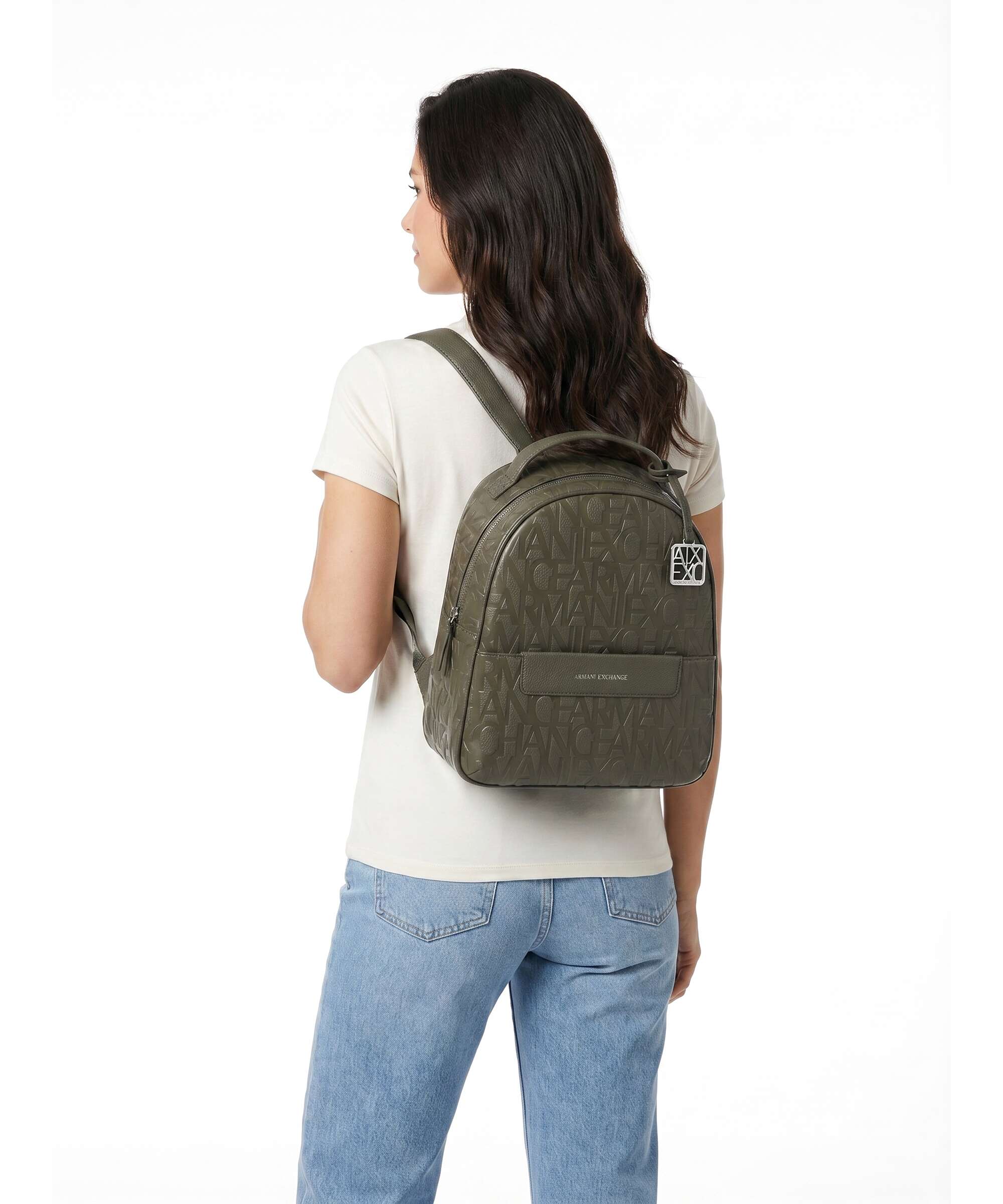 Armani Exchange Liz Pebble S Sac à dos savanna - Image 3