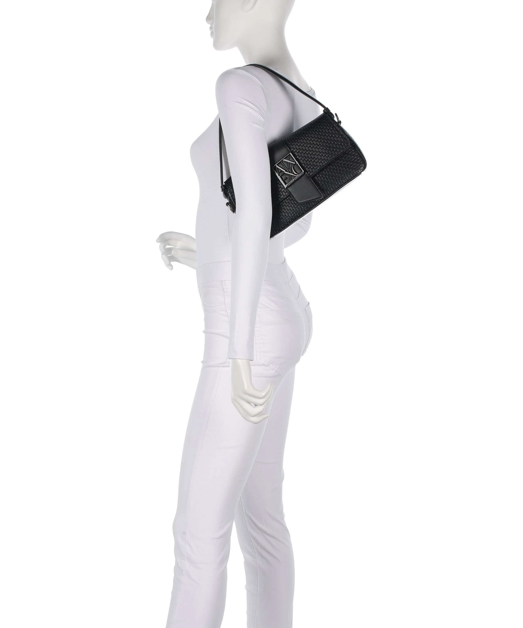 Armani Exchange Susy Soft Woven Sac porté épaule black - Image 3