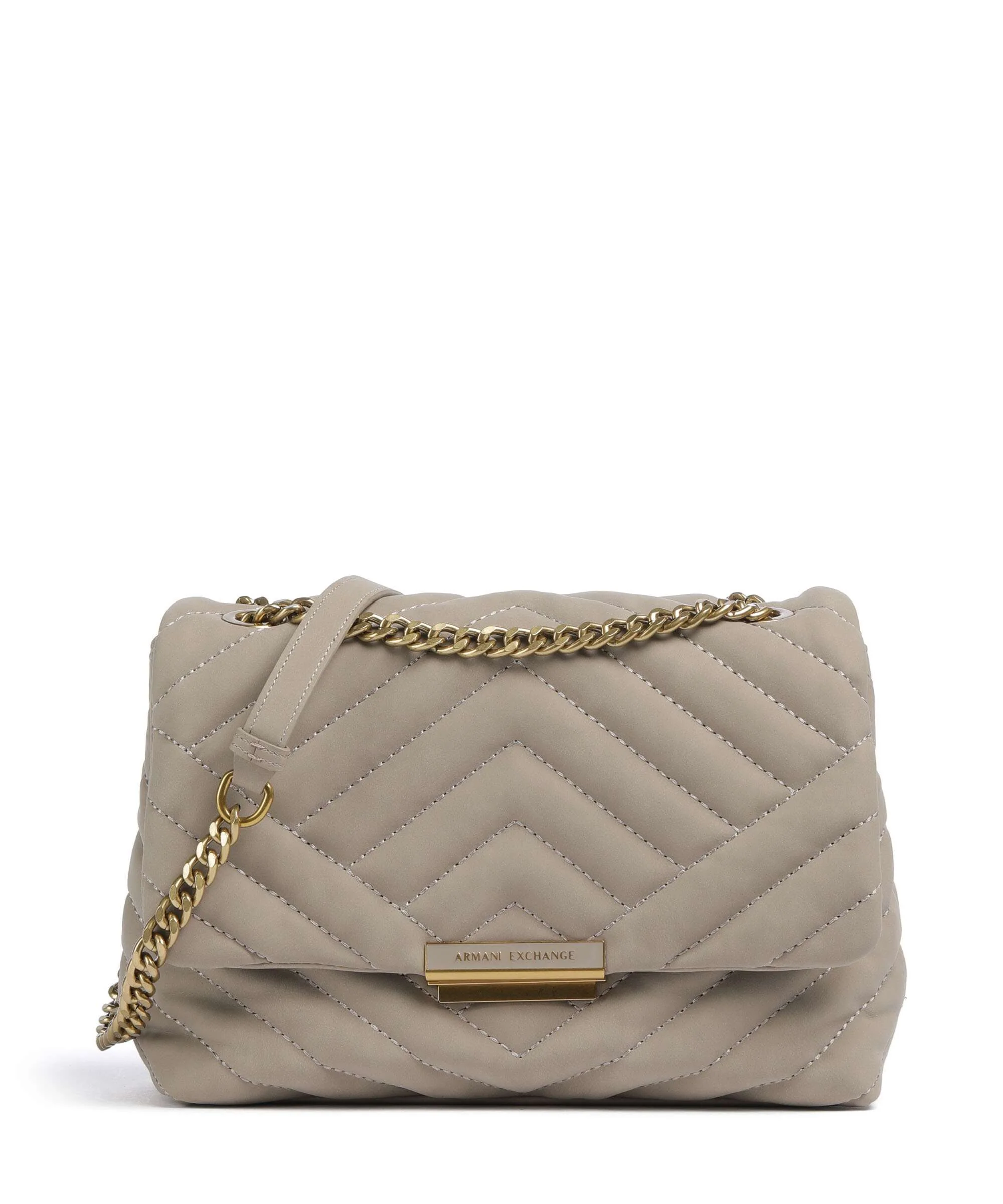 Armani Exchange Victoria M Sac porté épaule taupe