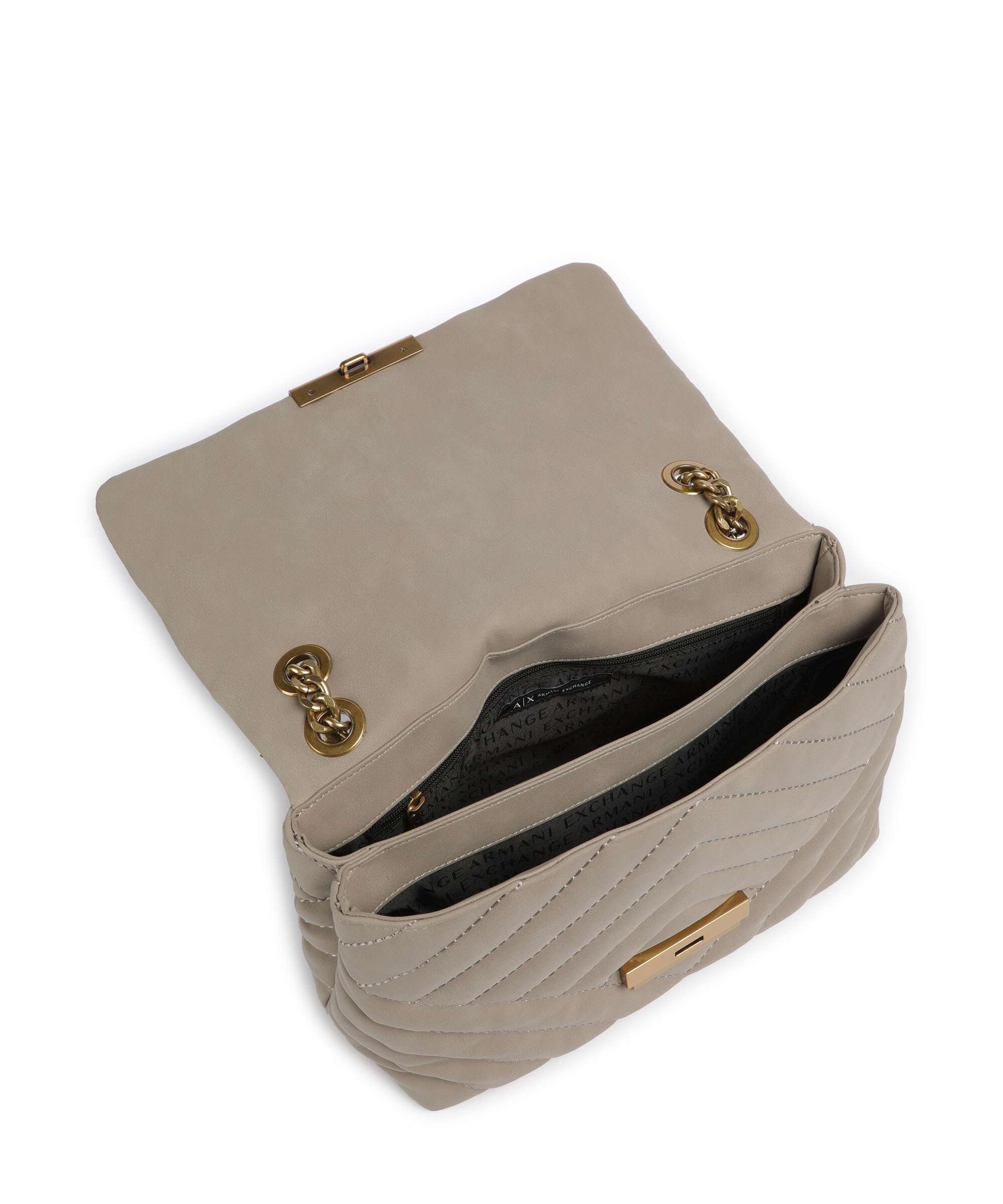 Armani Exchange Victoria M Sac porté épaule taupe - Image 7