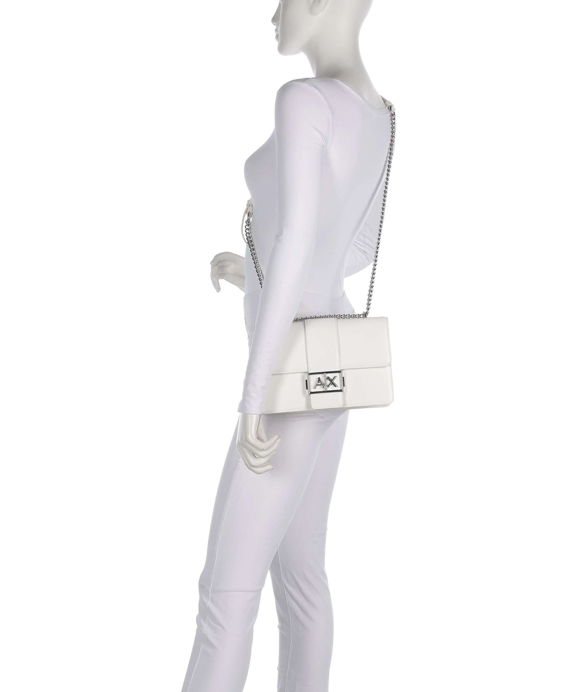 Armani Exchange Wonder M Sac porté épaule off white - Image 3