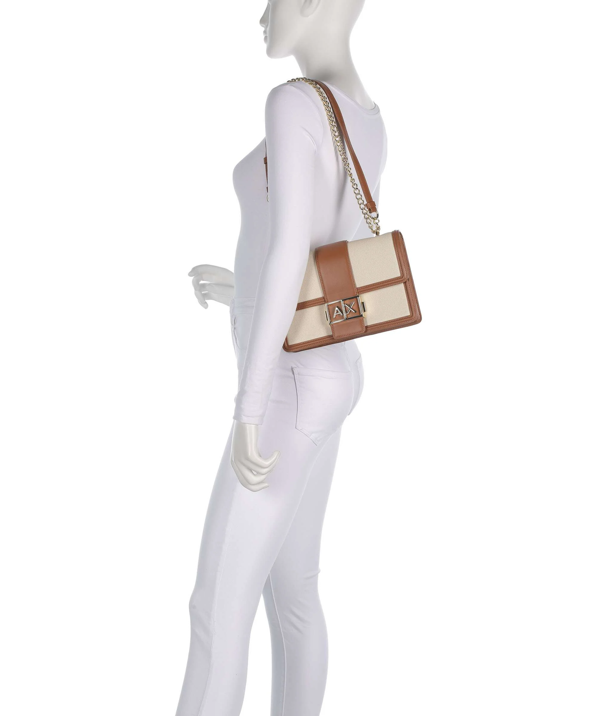 Armani Exchange Wonder M Sac porté épaule natural/saline clay - Image 4
