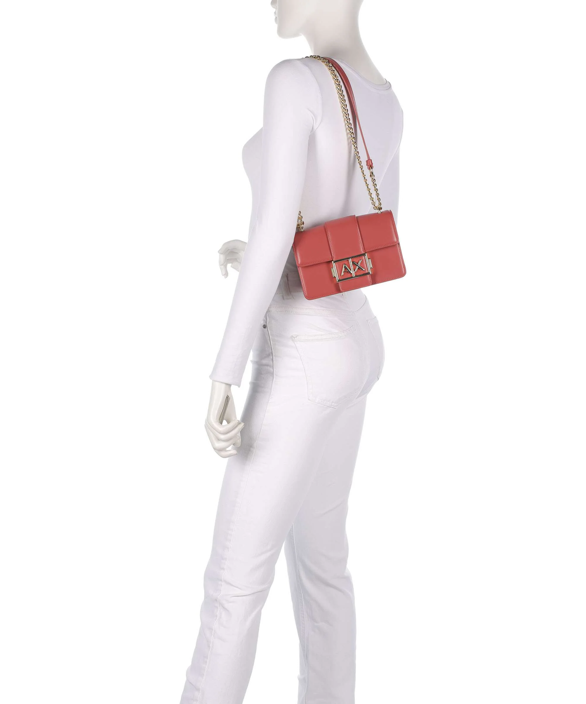 Armani Exchange Wonder S Sac porté épaule hot sauce - Image 3