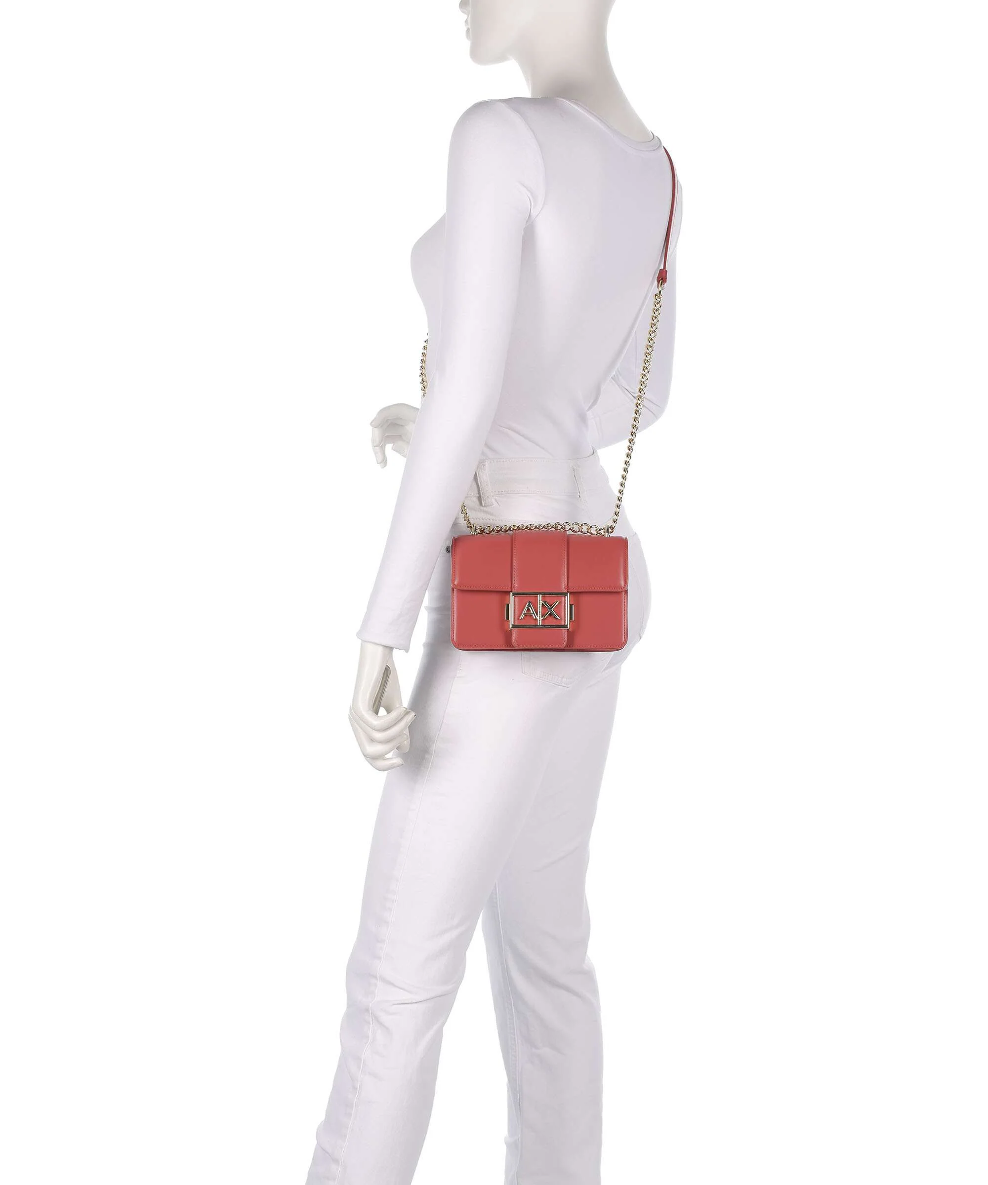 Armani Exchange Wonder S Sac porté épaule hot sauce - Image 4