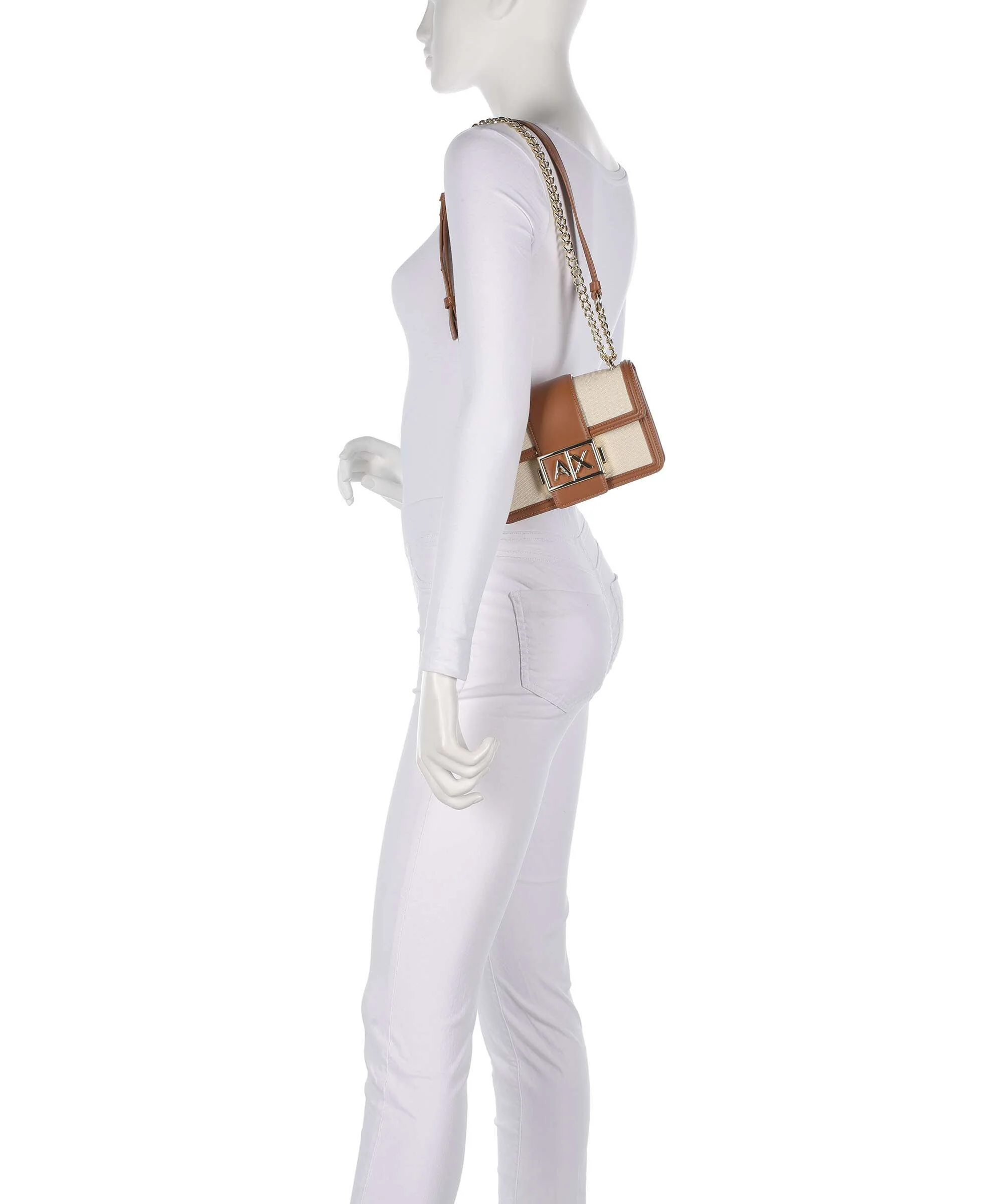 Armani Exchange Wonder S Sac porté épaule natural/saline clay - Image 3