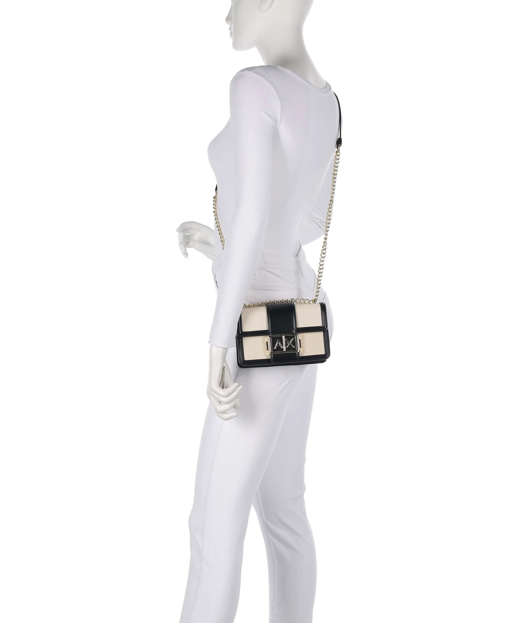 Armani Exchange Wonder S Sac porté épaule natural/black - Image 3