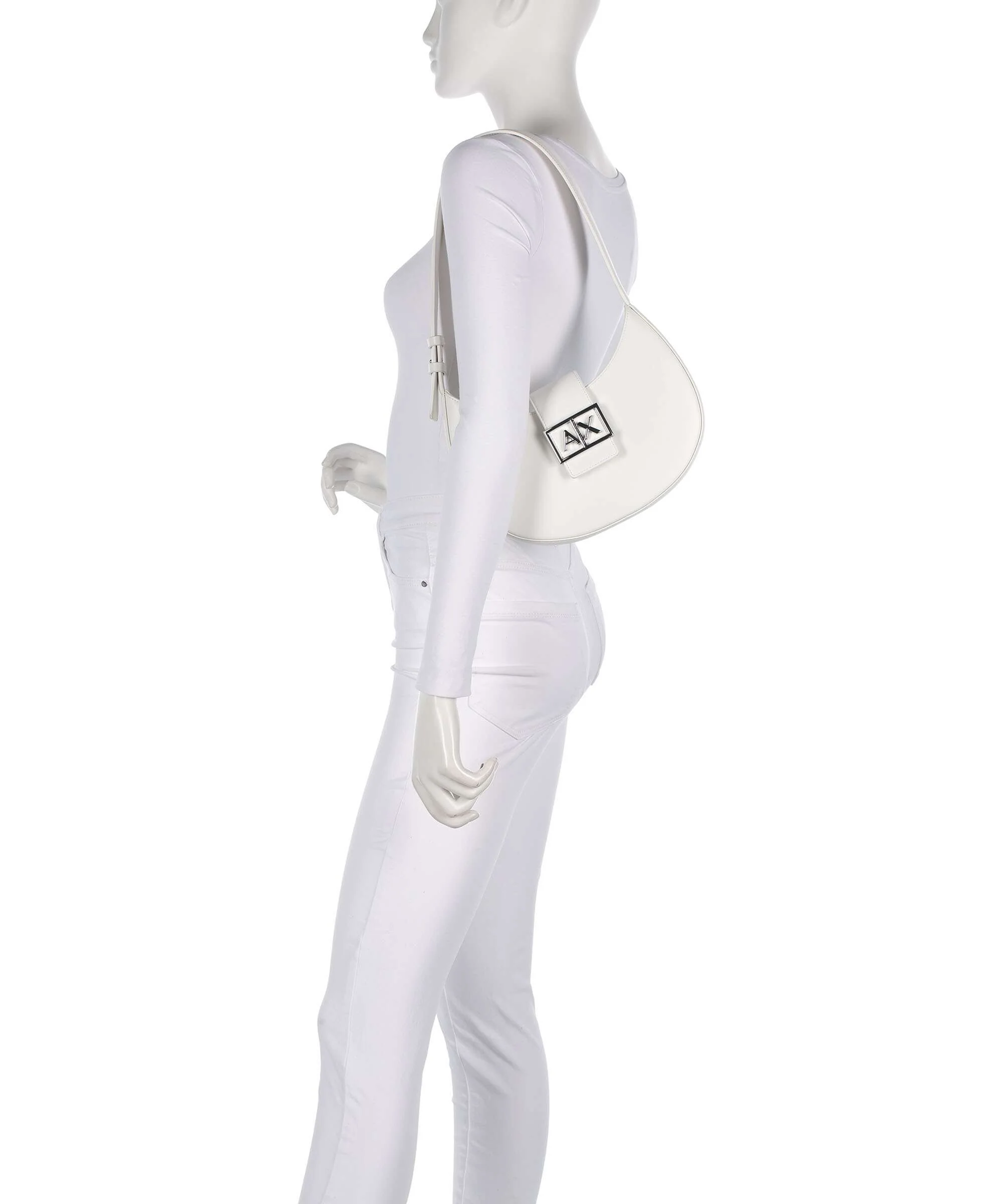 Armani Exchange Wonder Sac porté épaule off white - Image 3