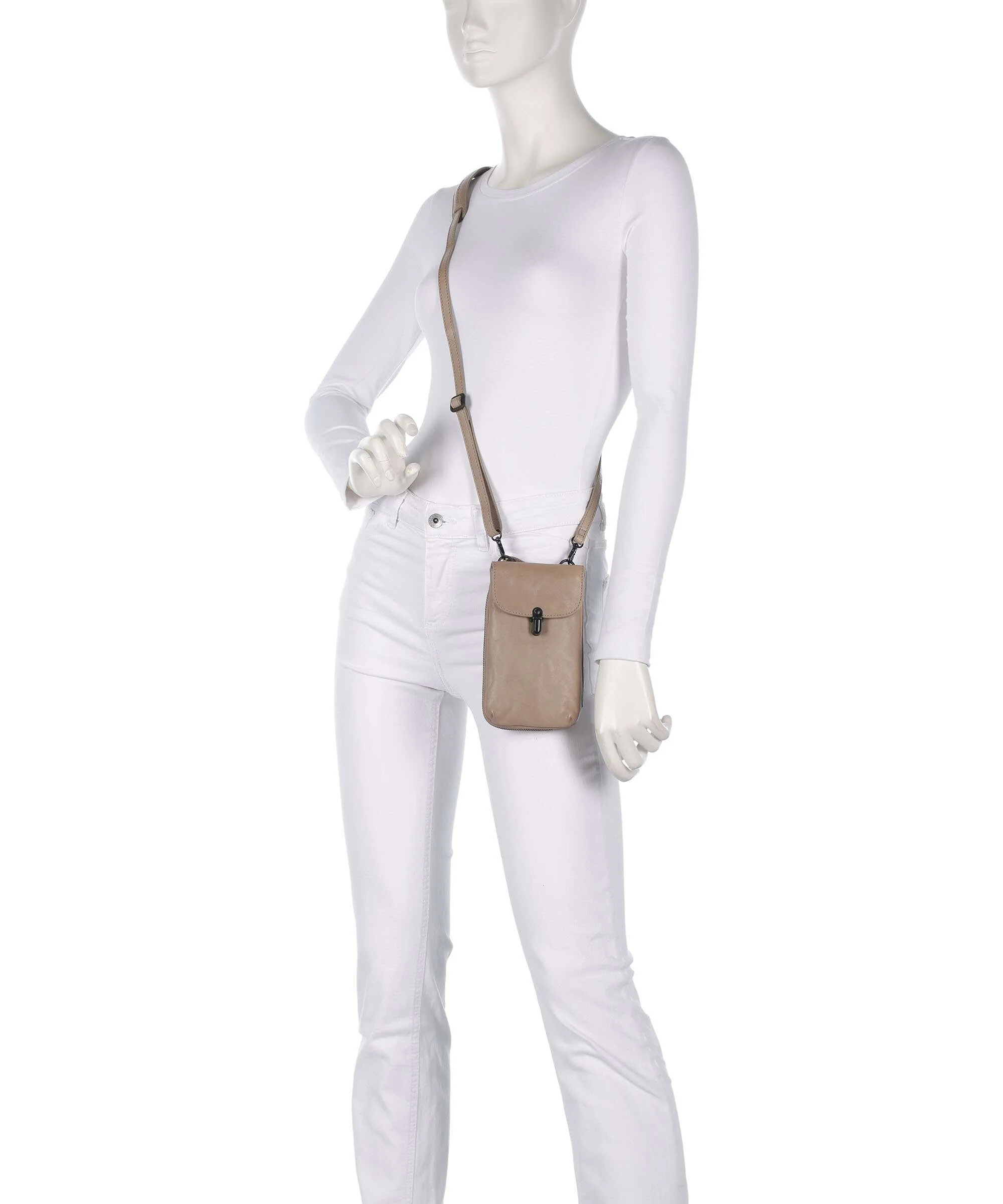 Aunts & Uncles Grandma's Luxury Club Mrs. Lemon Twist Pochette telephone vintage khaki - Image 3