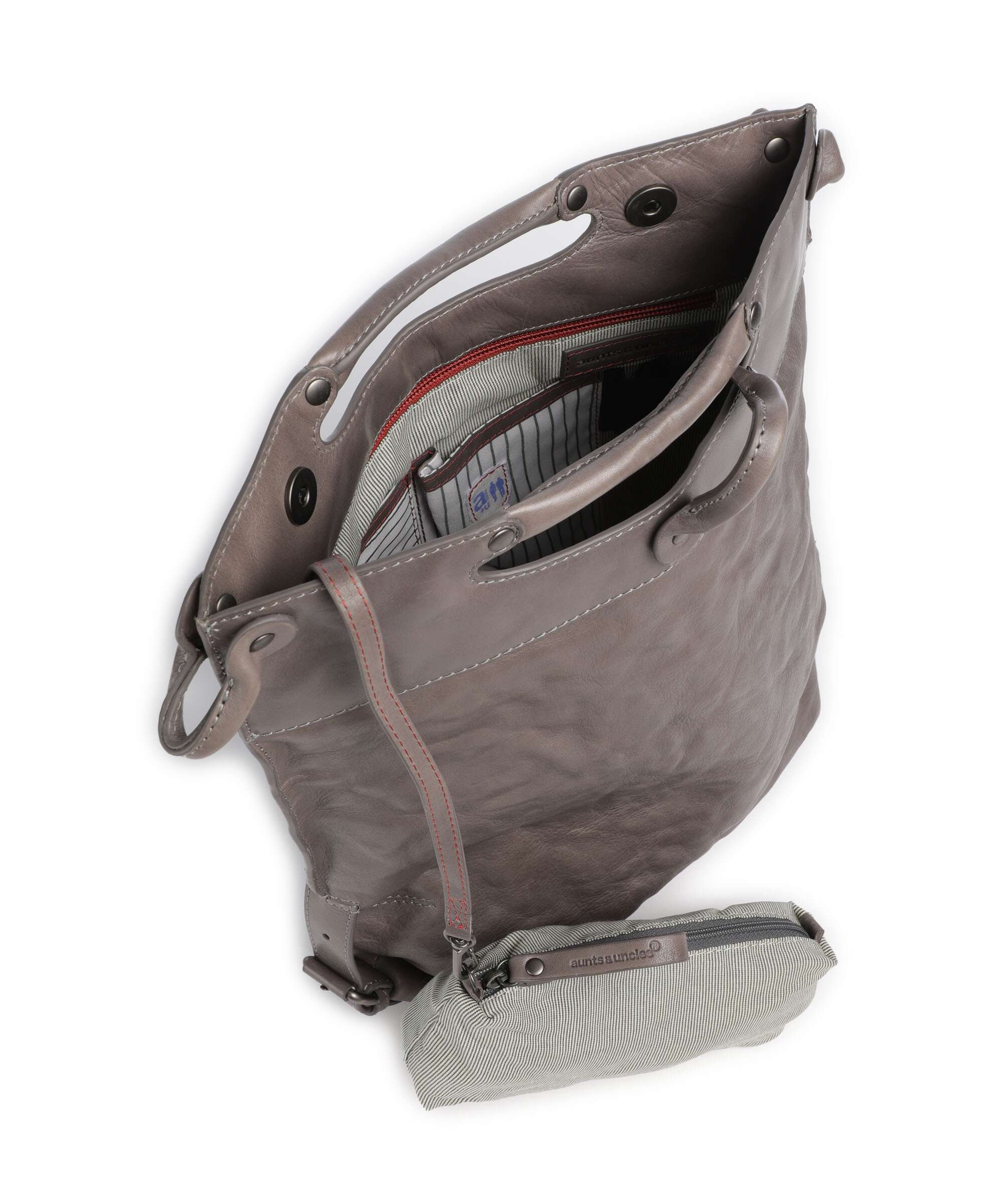 Aunts & Uncles Grandma's Luxury Club Mrs. Pancake Sac porté épaule oyster grey - Image 7