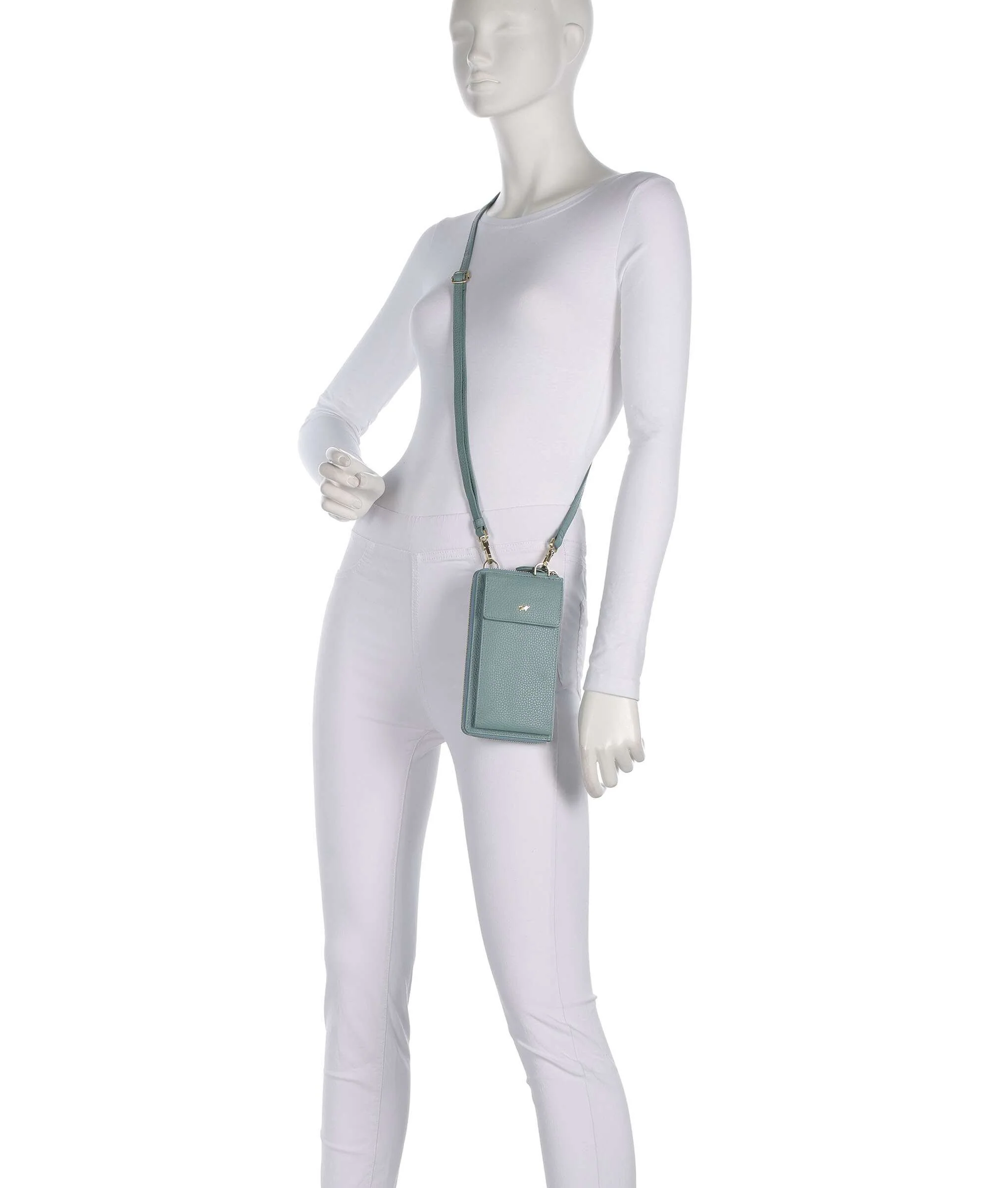Braun Büffel Asti Pochette telephone green mistle - Image 3