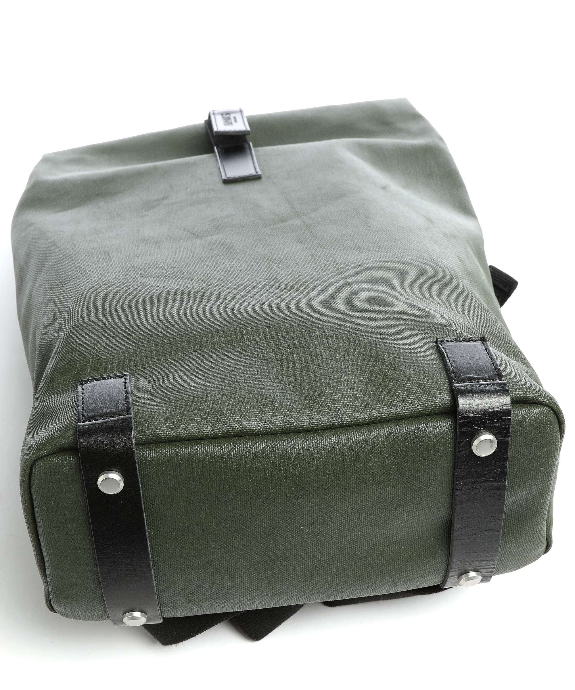 Brooks England Pickwick Cotton Canvas Small Sac à dos roll-top forest - Image 3