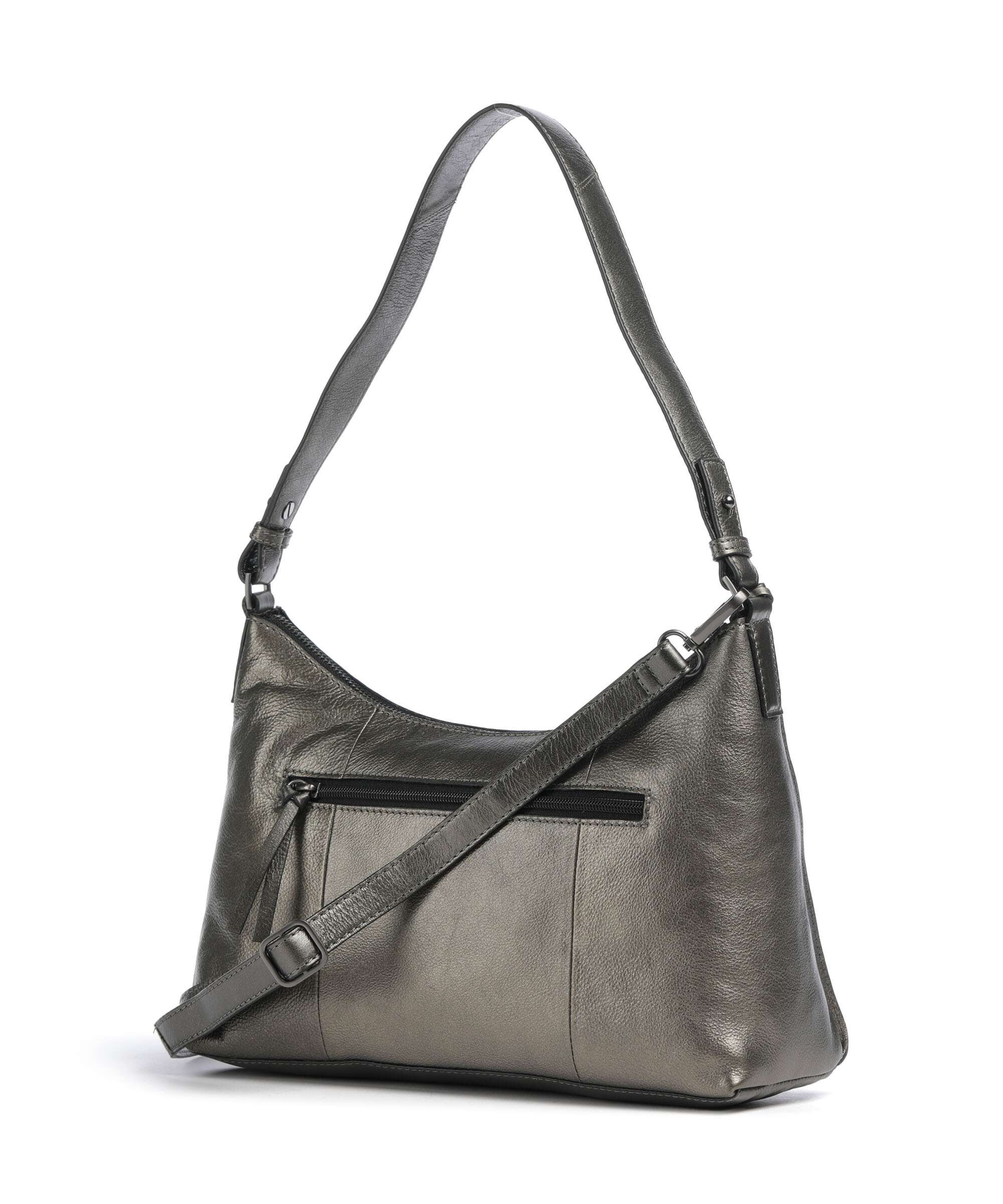 Burkely Creased Crystal Sac porté épaule gunmetal - Image 2