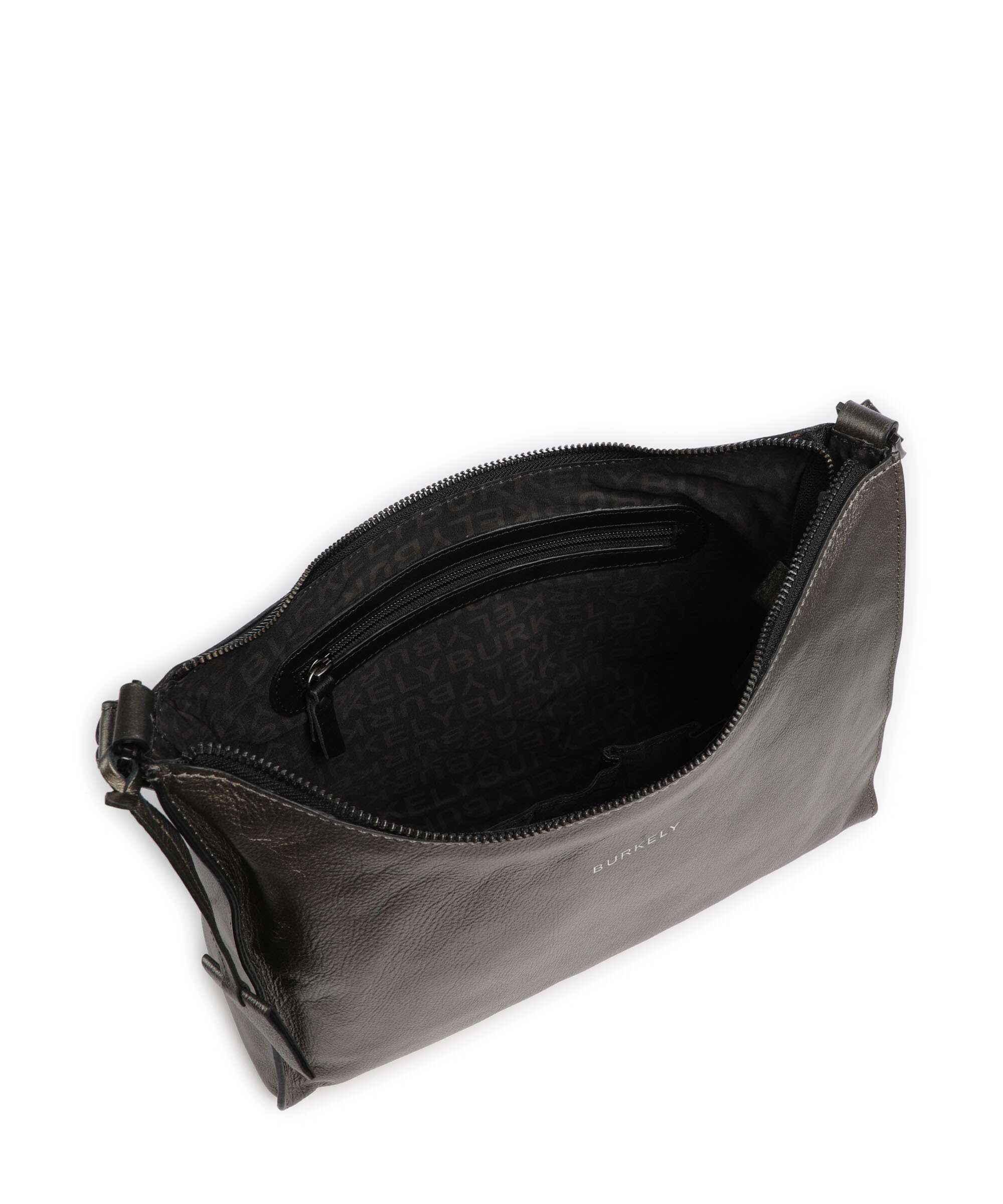 Burkely Creased Crystal Sac porté épaule gunmetal - Image 7