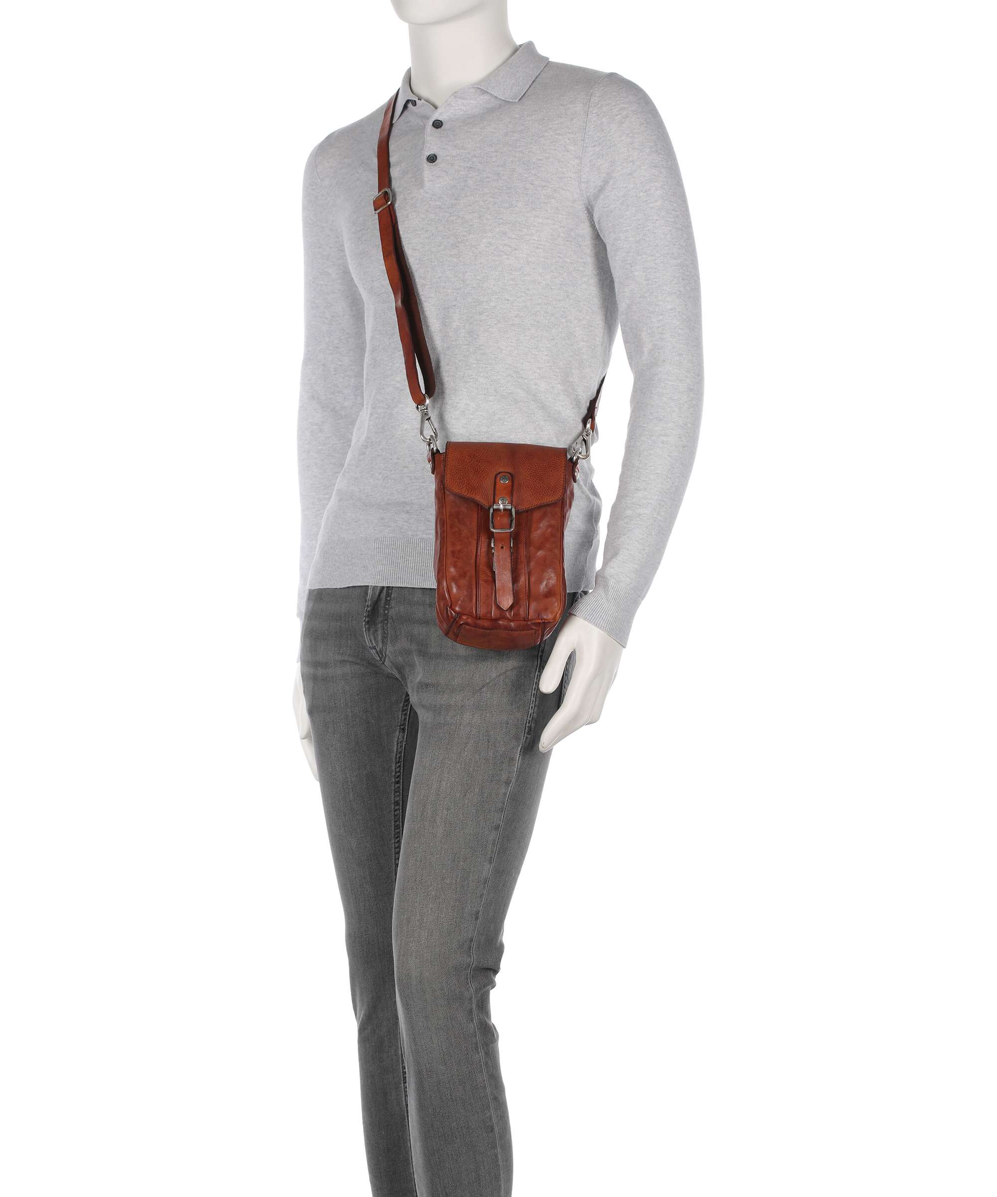 Campomaggi Sac bandoulière cognac - Image 3