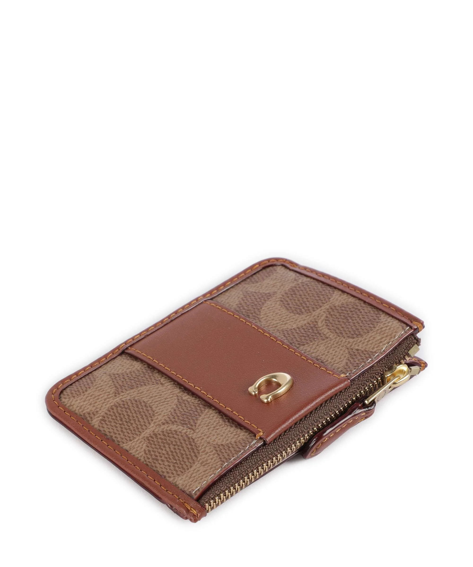 Coach Étui à cartes crédit tan caramel - Image 3