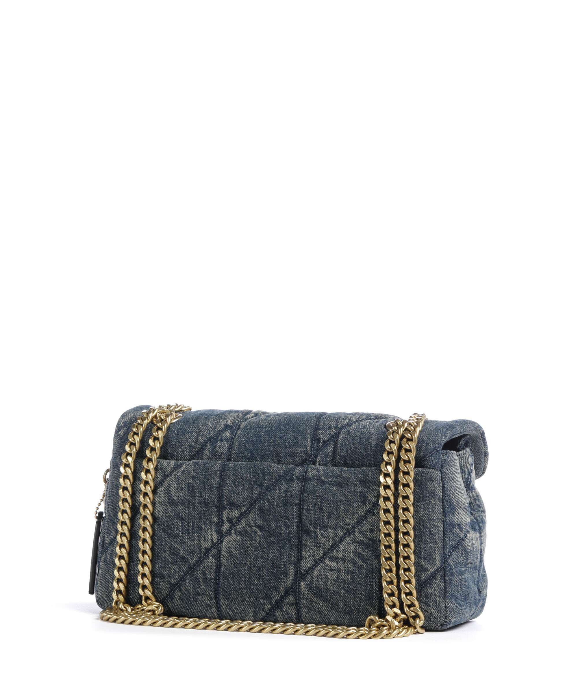 Coach Tabby Soft Quilted Loved Denim 26 Sac porté épaule dark indigo - Image 2