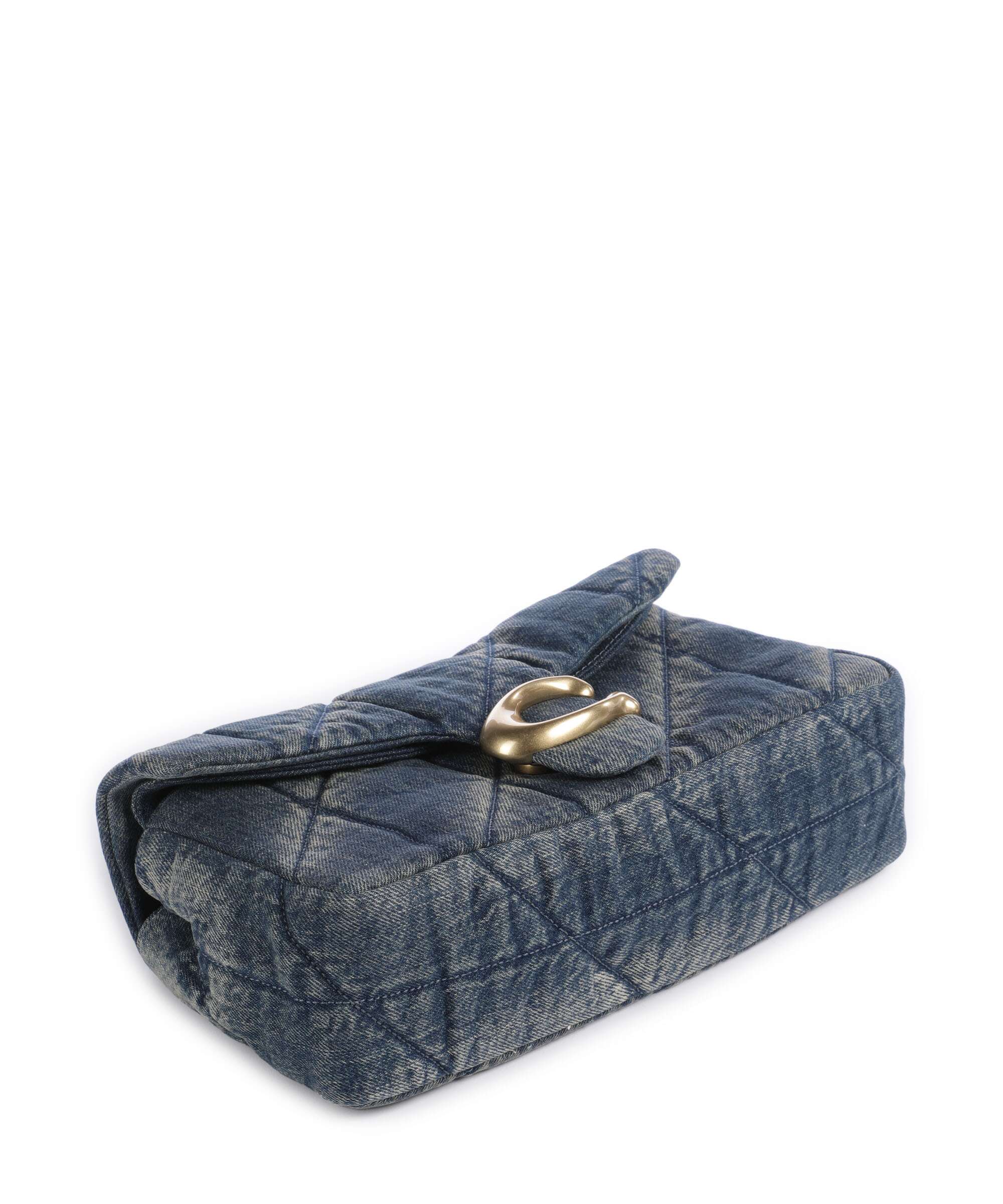 Coach Tabby Soft Quilted Loved Denim 26 Sac porté épaule dark indigo - Image 6